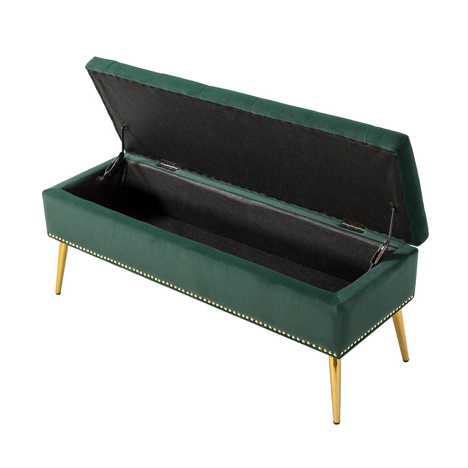 Achilles Storage Bench in Green