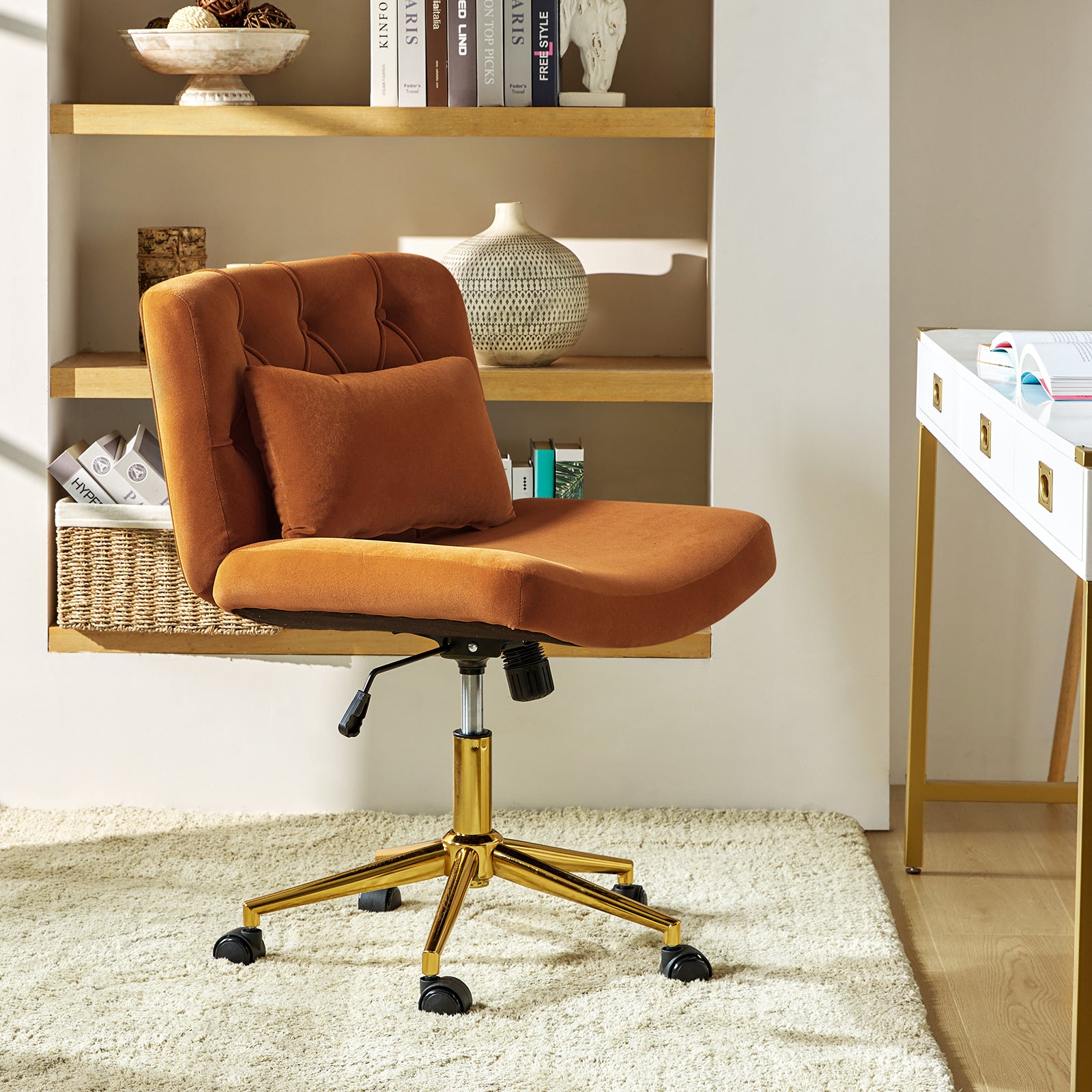 Violet Office Chair in Orange