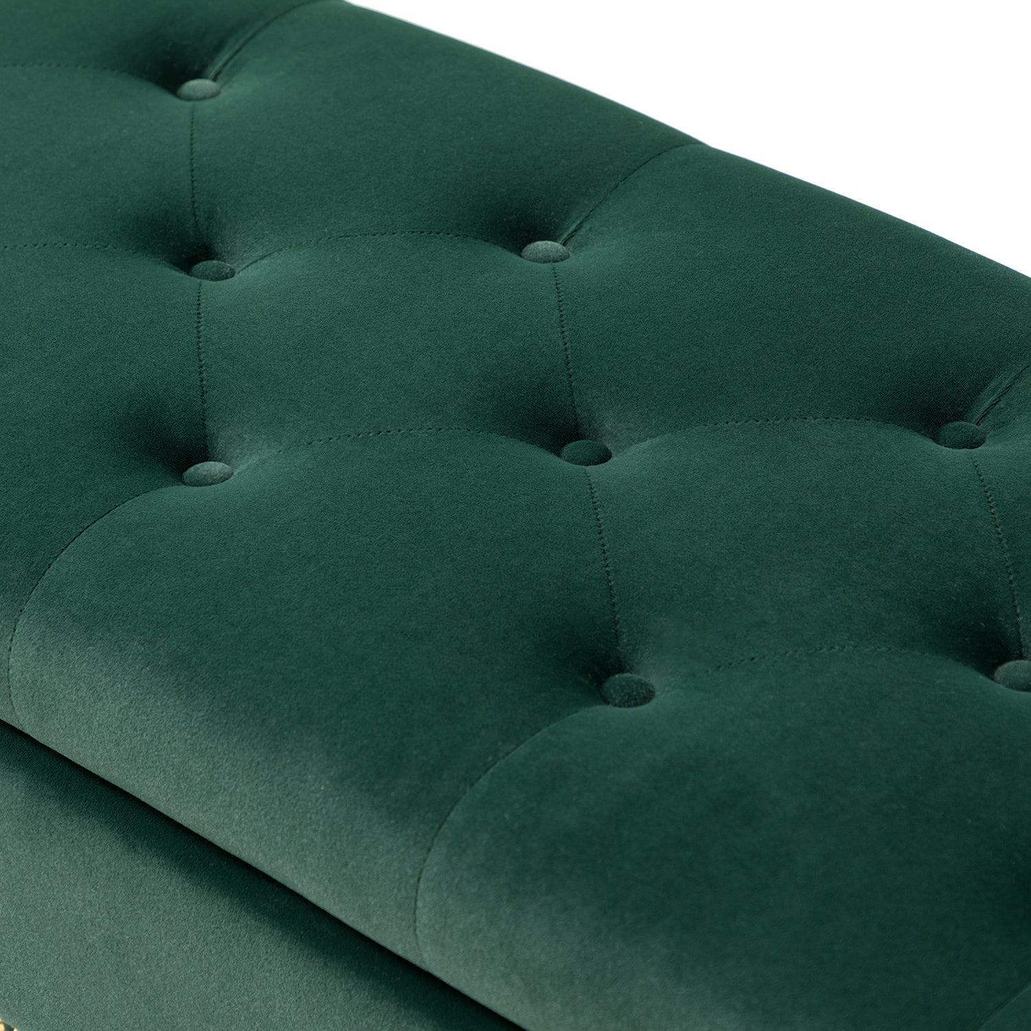 Achilles Storage Bench in Green