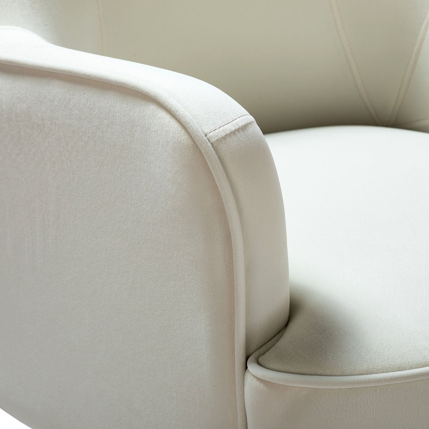 Nora Accent Chair in Ivory