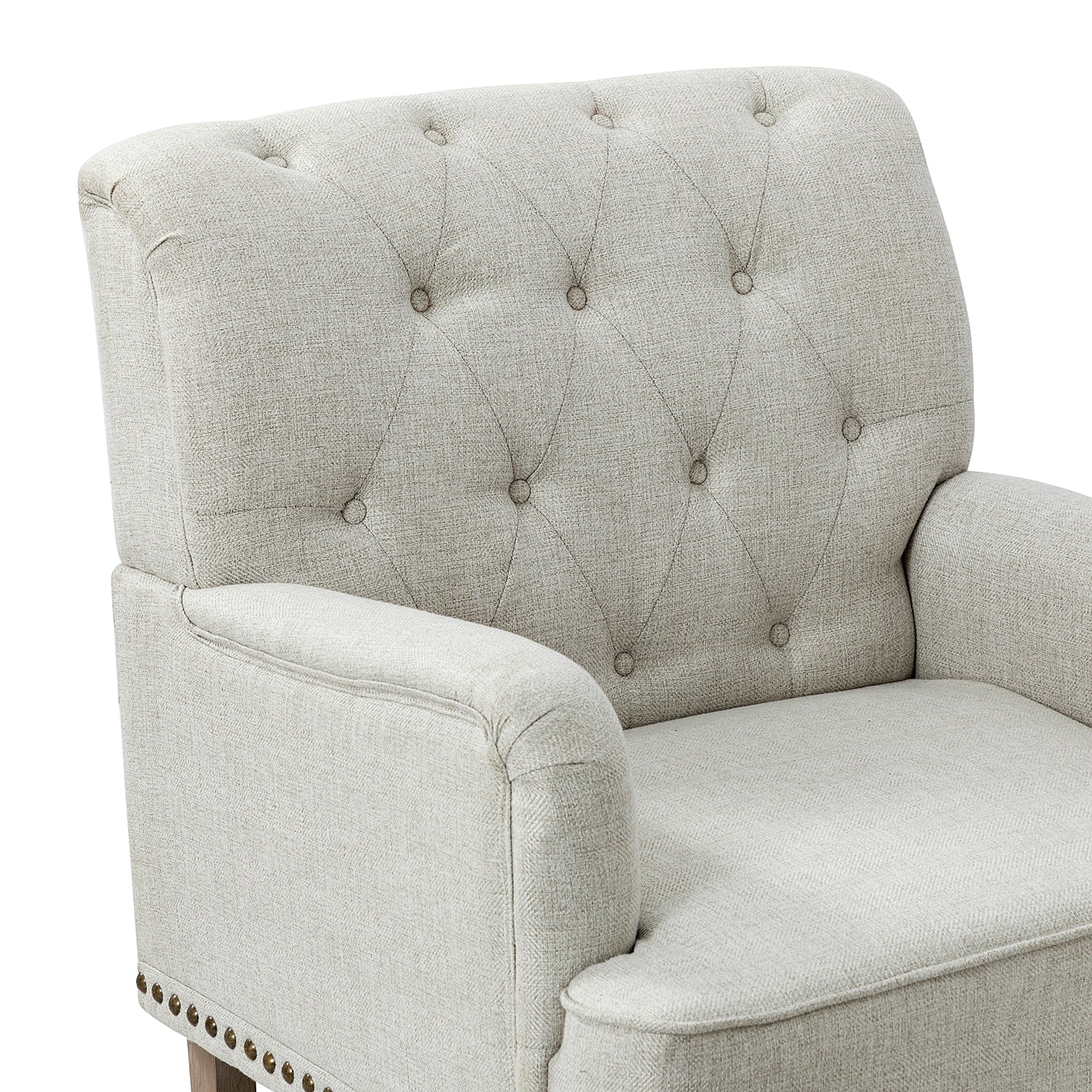 Naida Armchair in Oatmeal