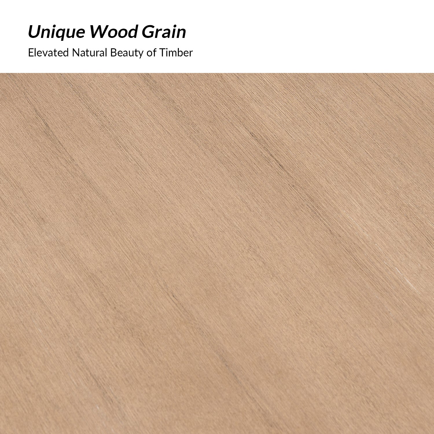 Miranda Solid Wood Round Dining Table in Natural