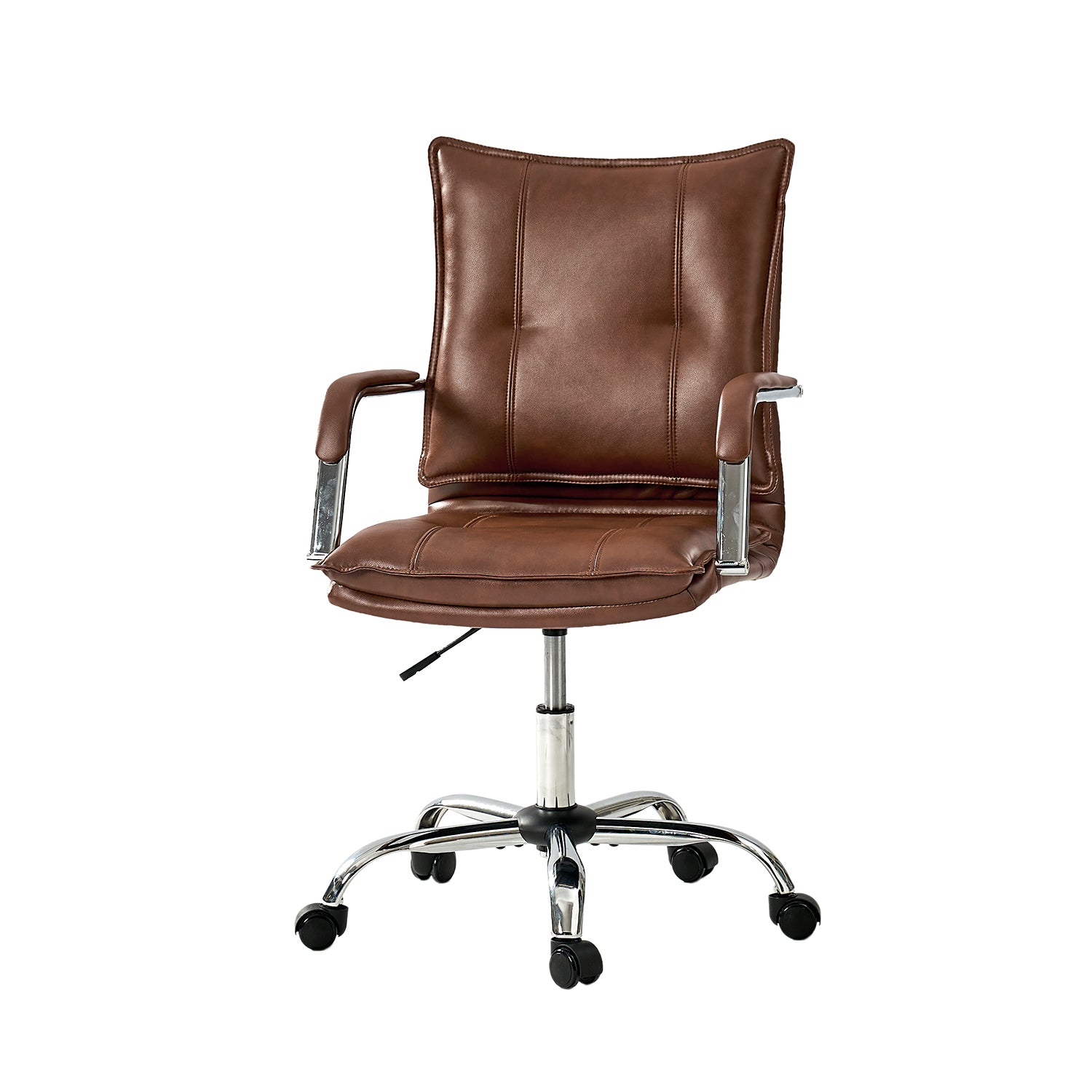 Leather Task Chair in Brown
