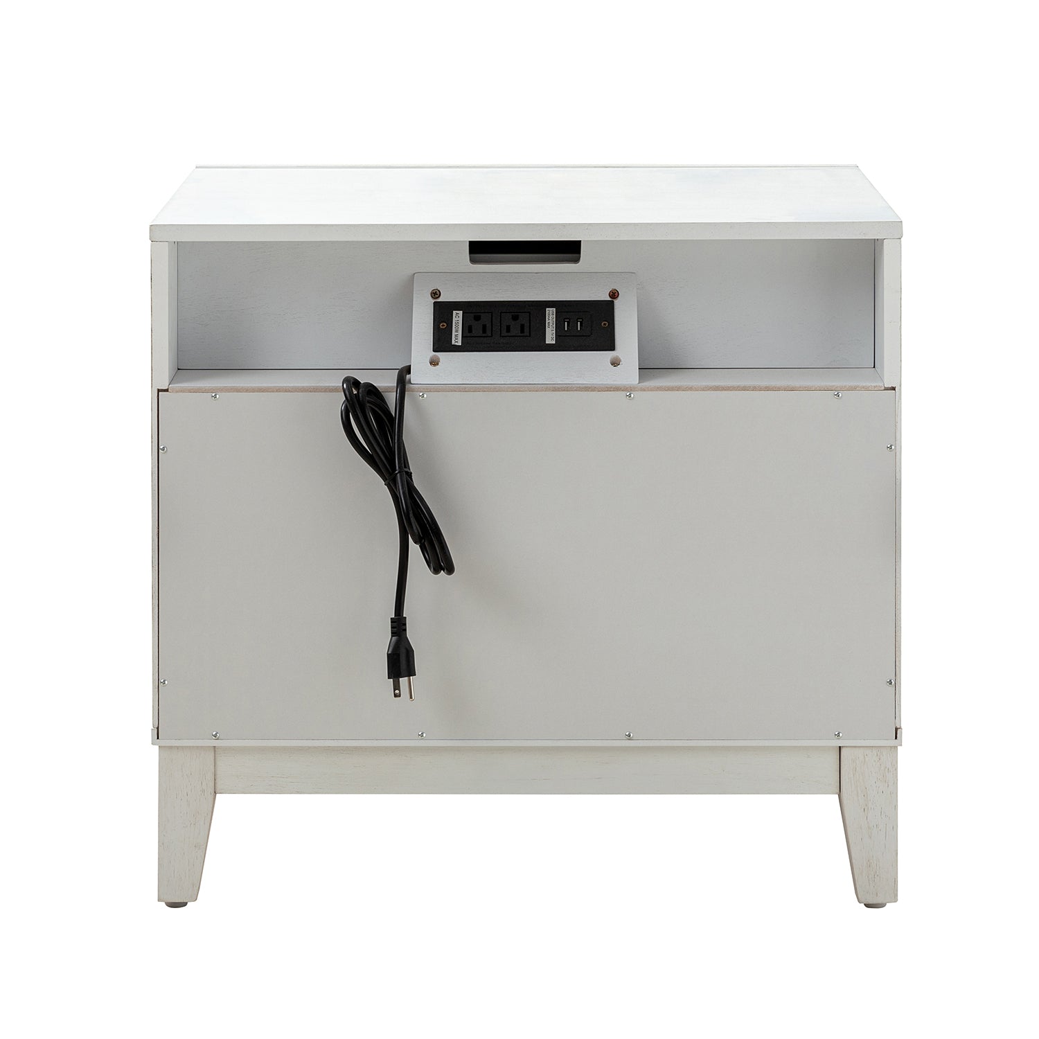 Helga Nightstand in White
