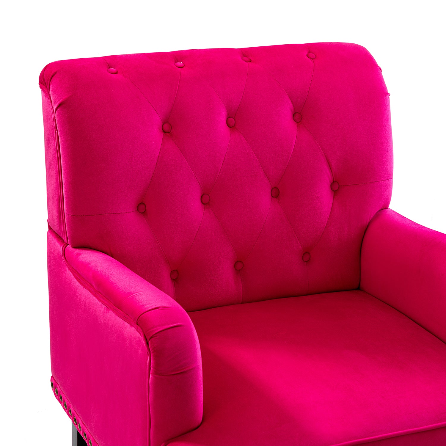 Battista Armchair in Fuchsia