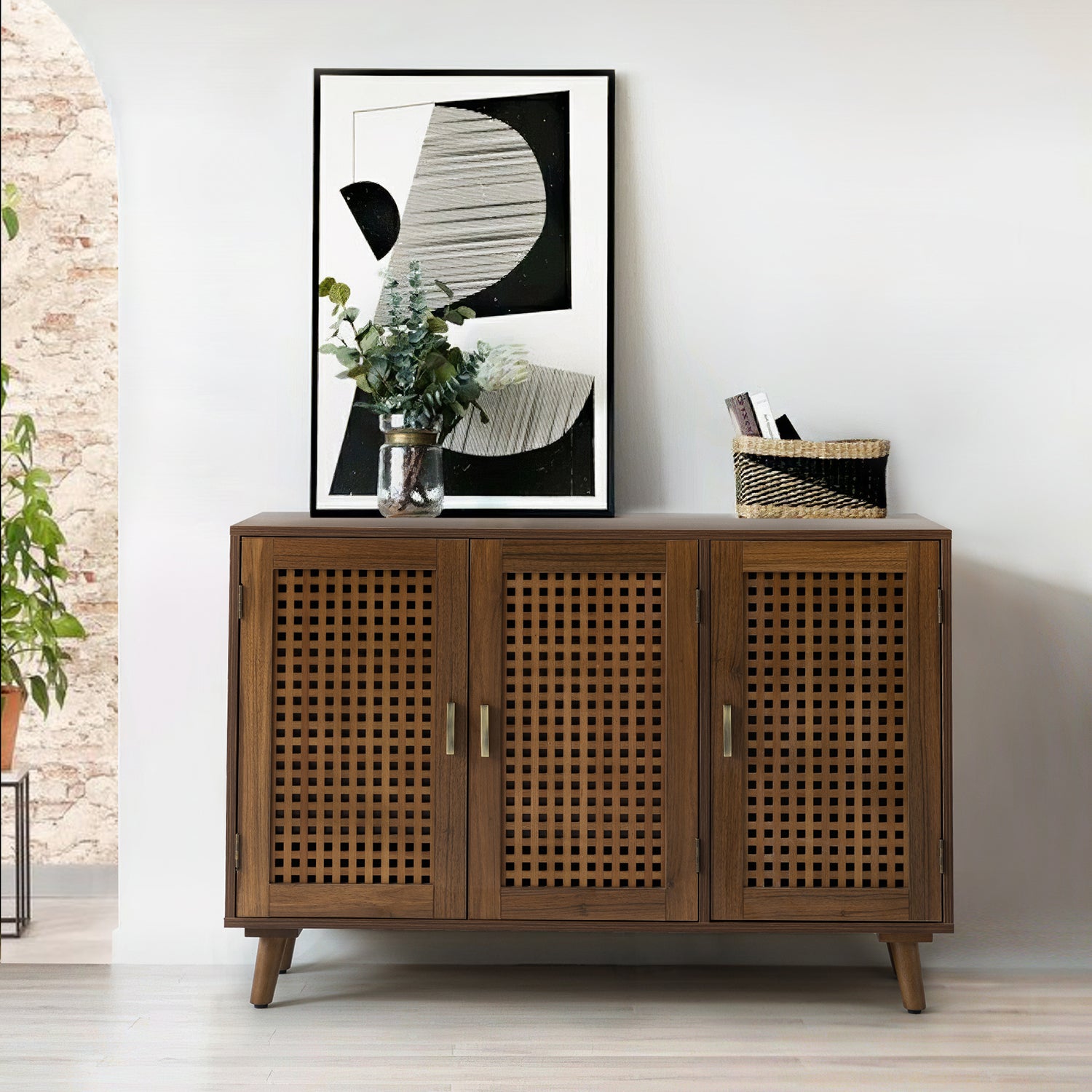 Alexis 3 Door Accent Sideboard in Espresso