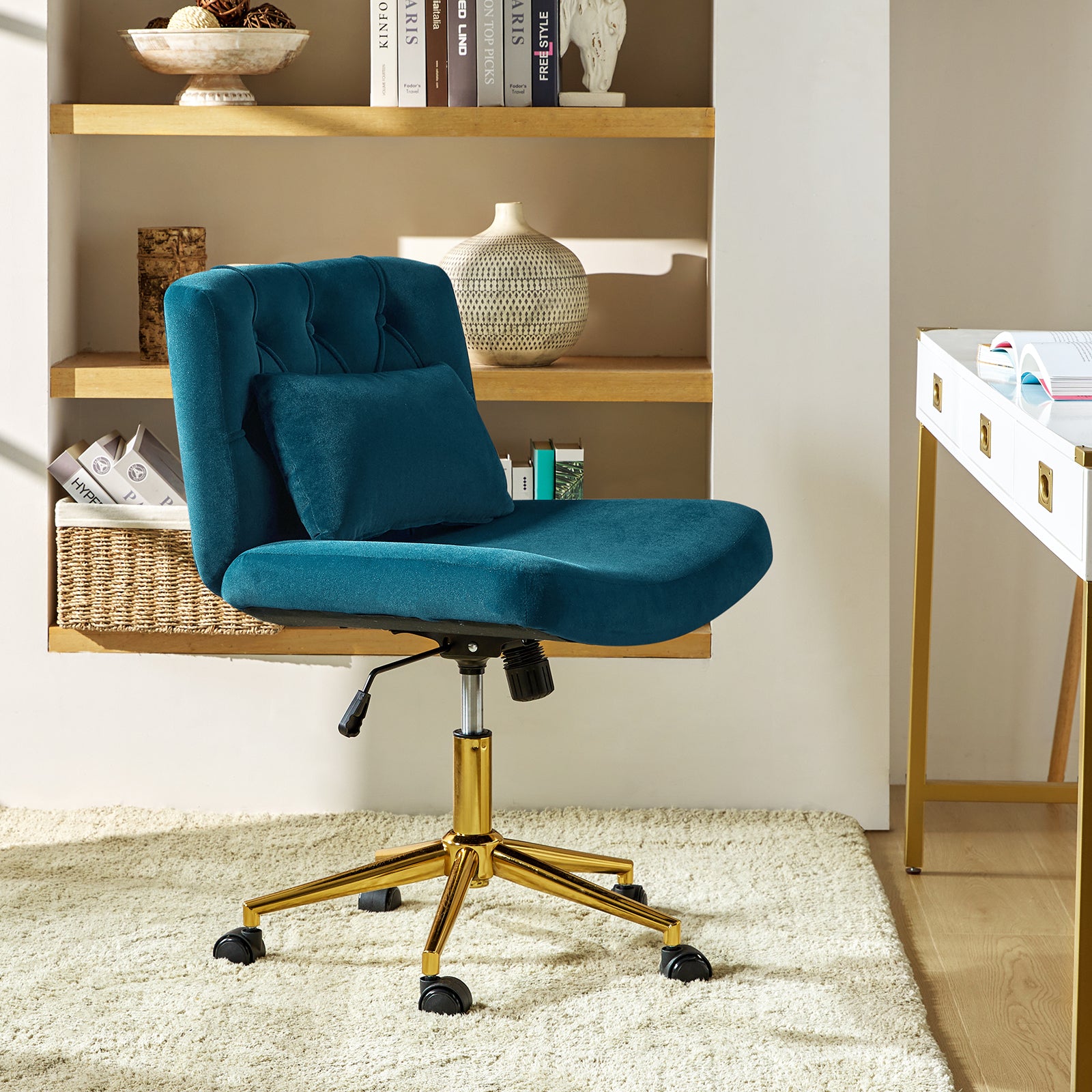 Violet Office Chair in Teal