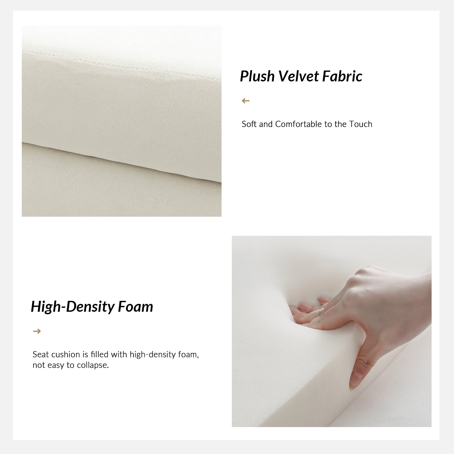 Christoph Upholstered Flip Top Storage Bench in Ivory