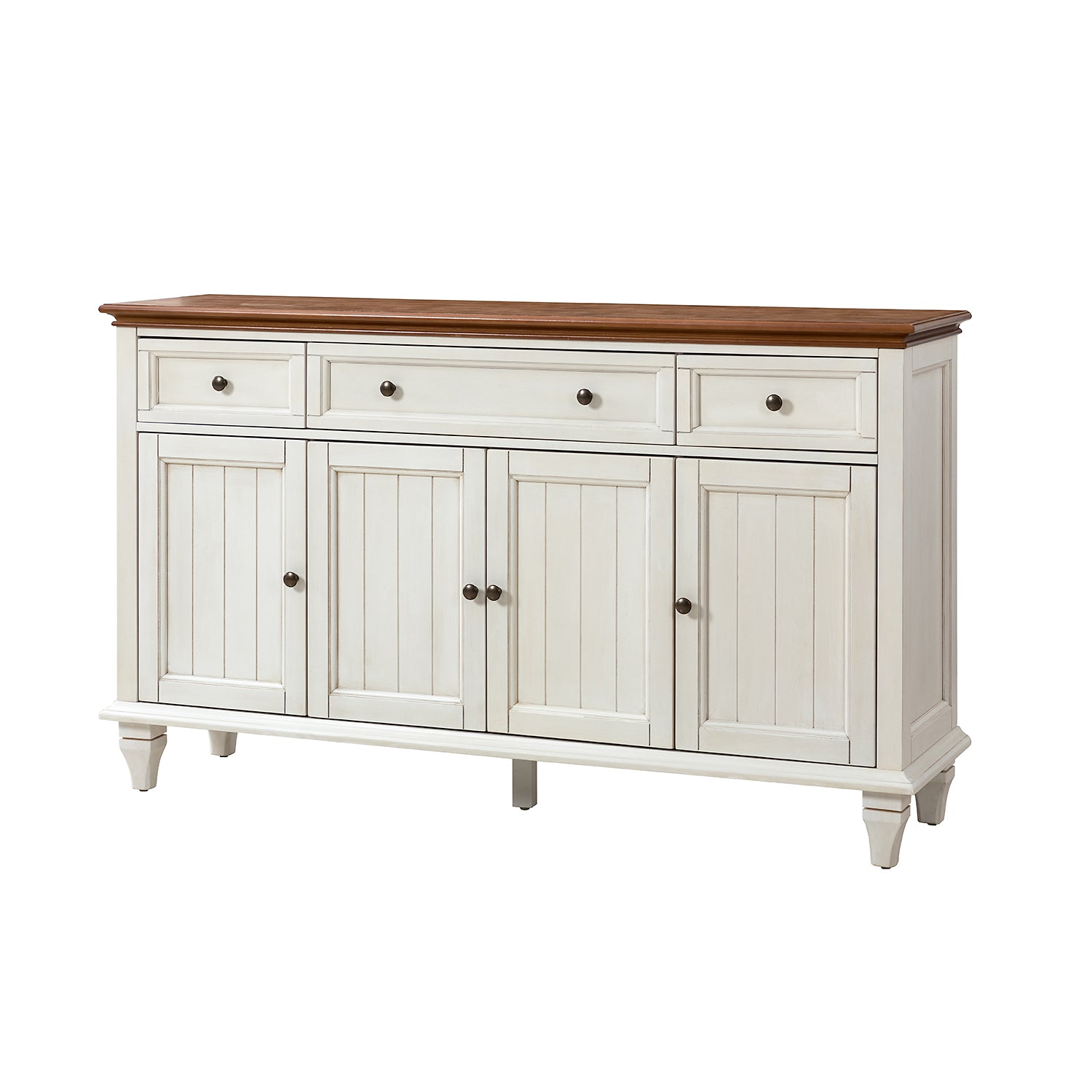 Hainrich 3 Drawer Sideboard in White