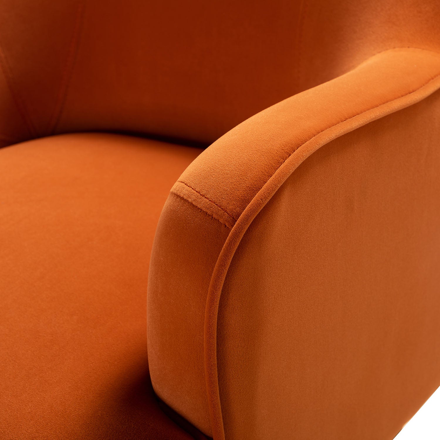 Nora Accent Chair in Orange
