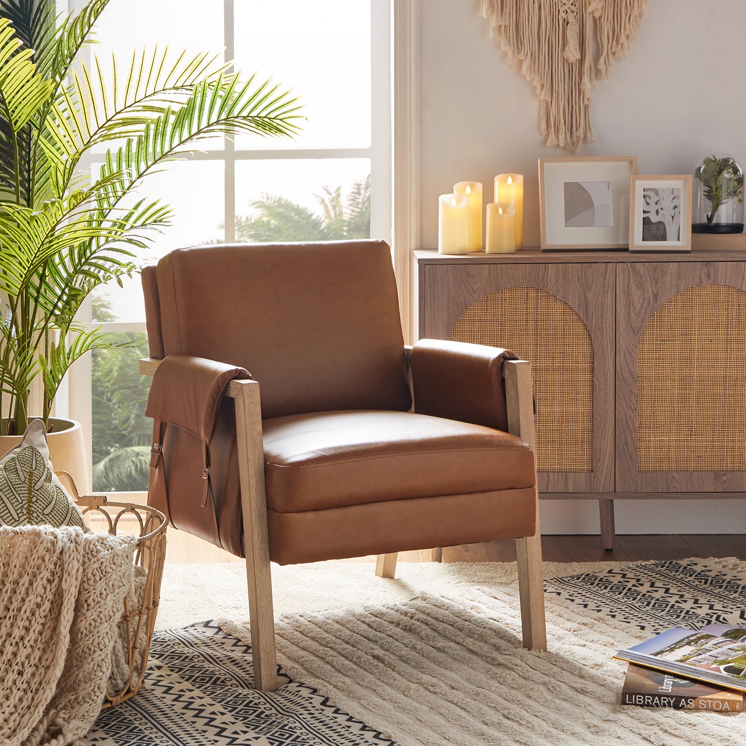 Kirsten Armchair in Camel