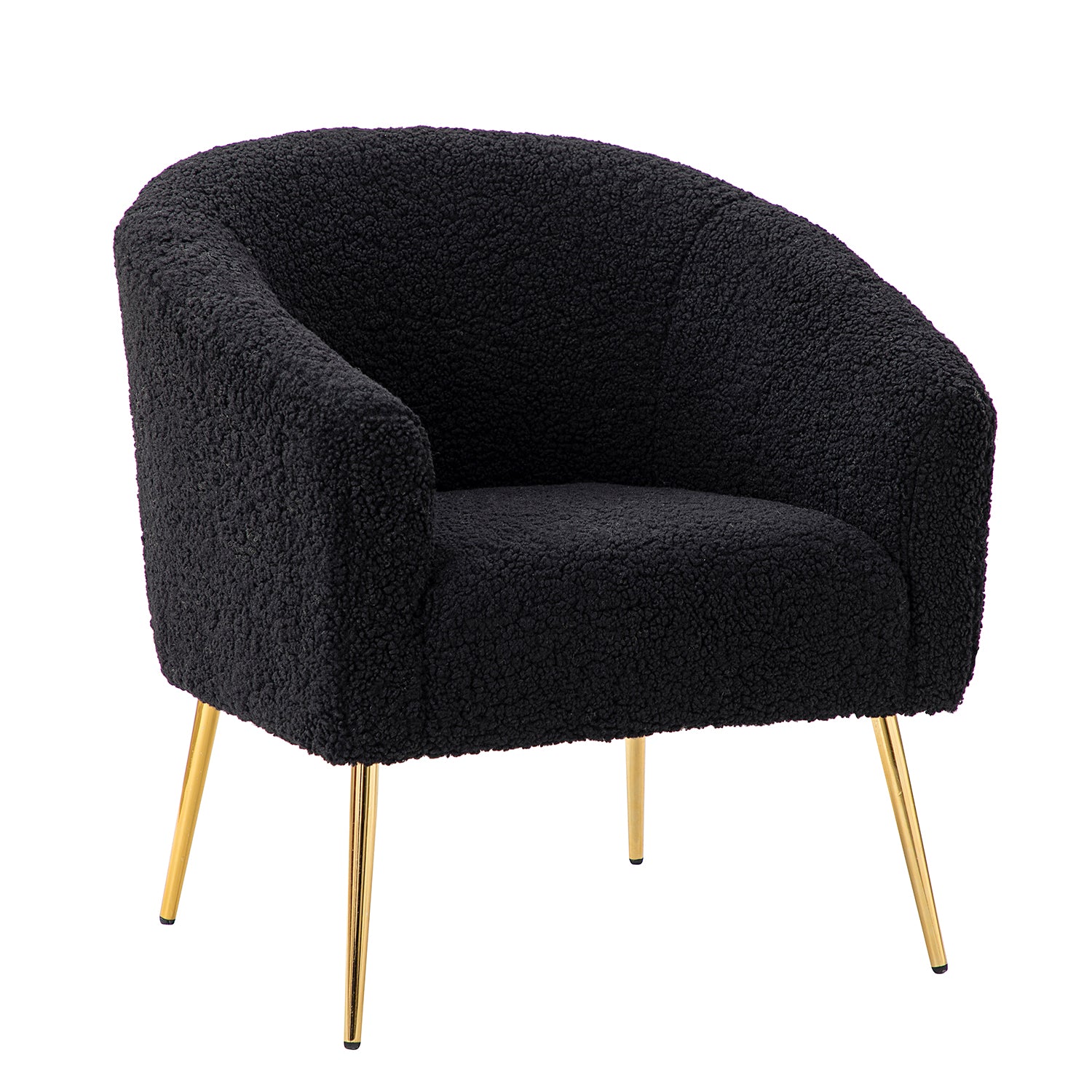 Vicenza Barrel Chair in Black