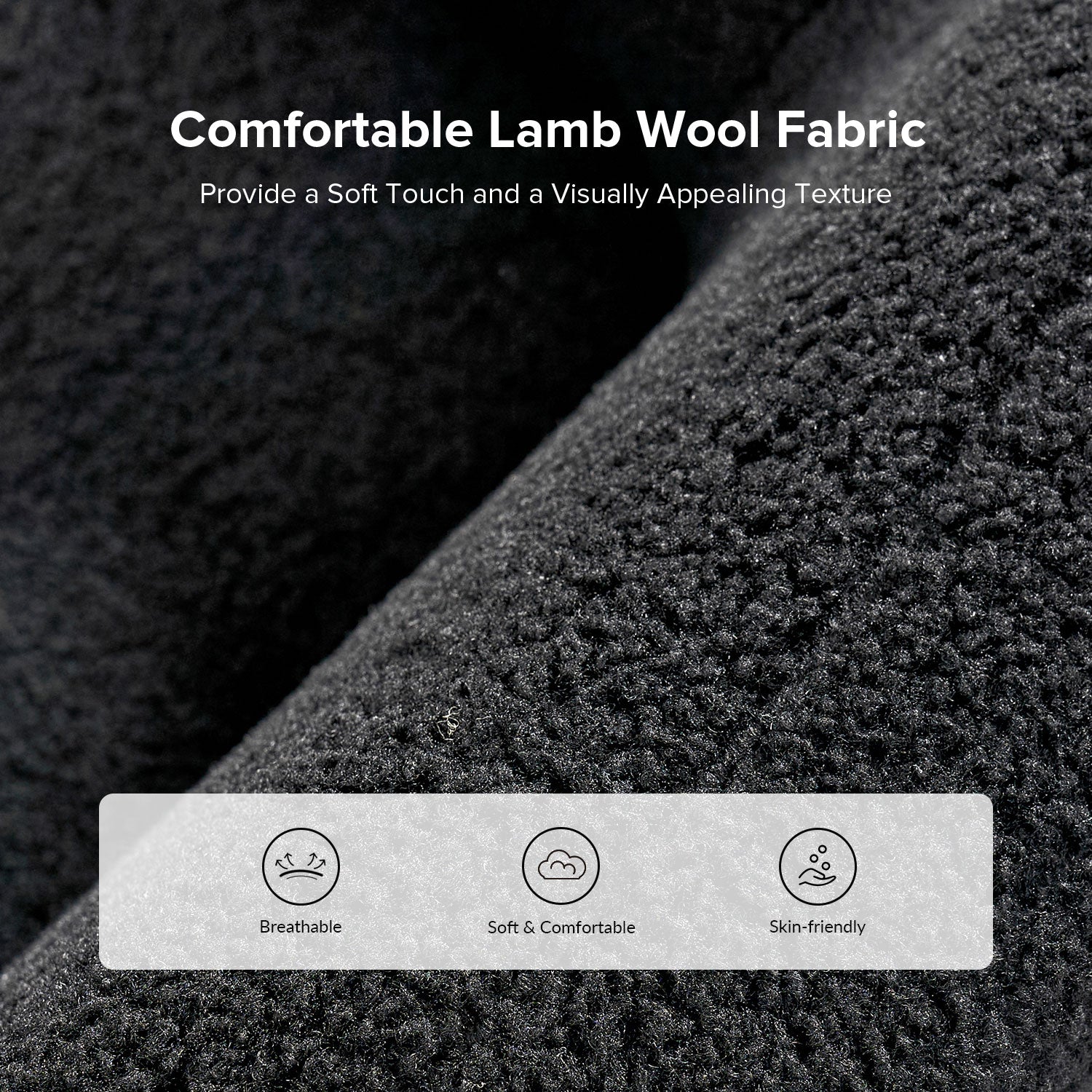 Bernie Boucle Upholstered Armchair in Black