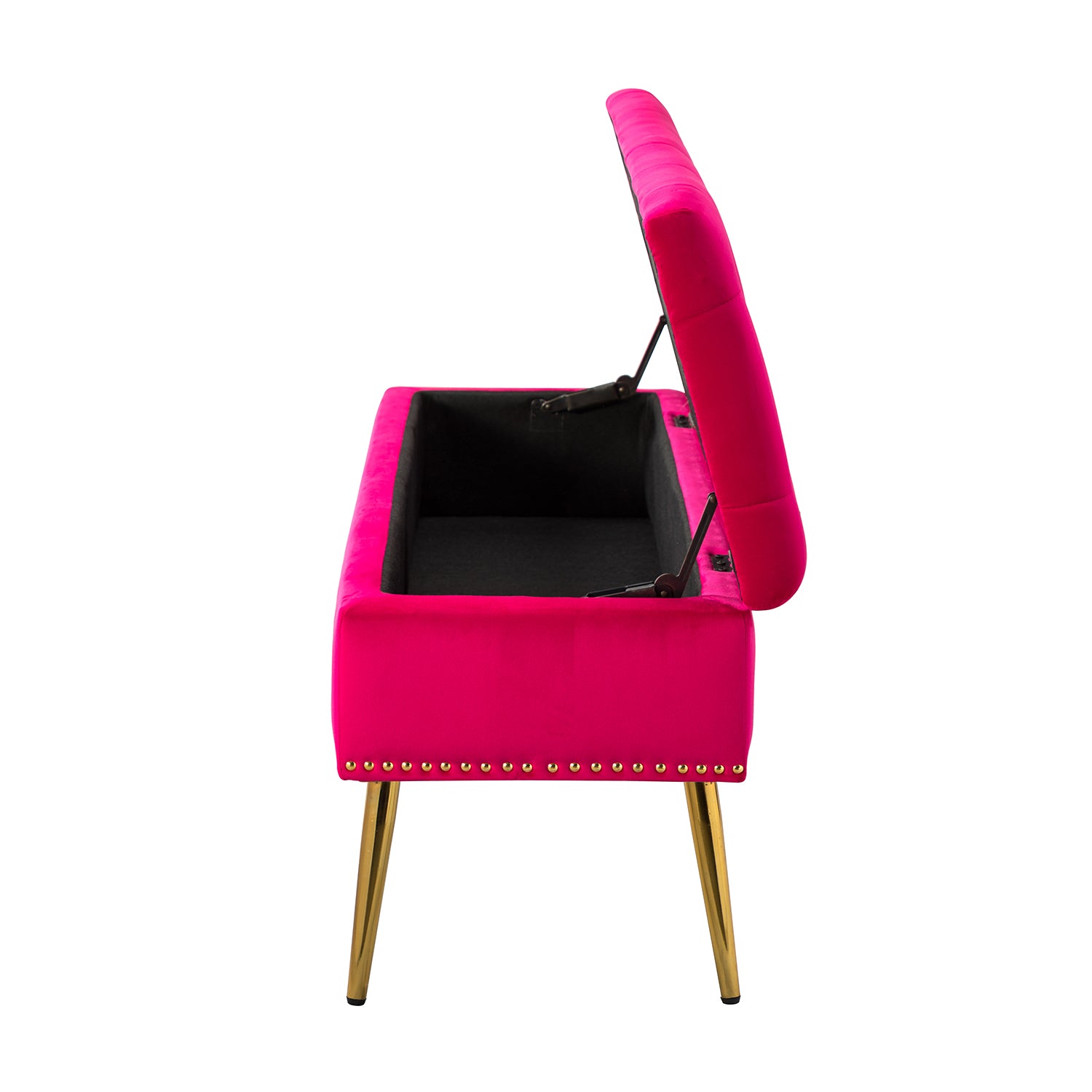 Achilles Storage Bench in Fuchsia