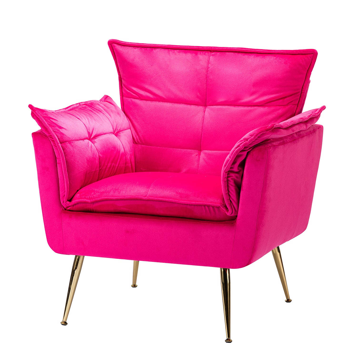 Ilia Armchair in Fuchsia