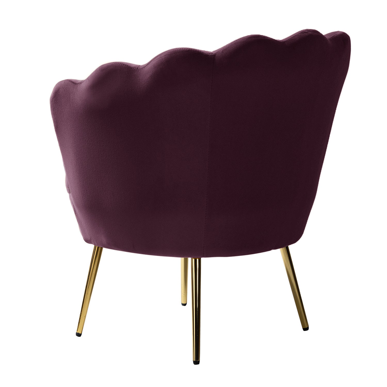 Donata Barrel Chair in Purple