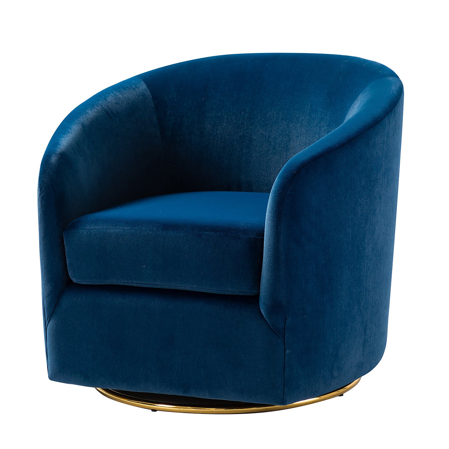 Amarante Swivel Chair in Navy