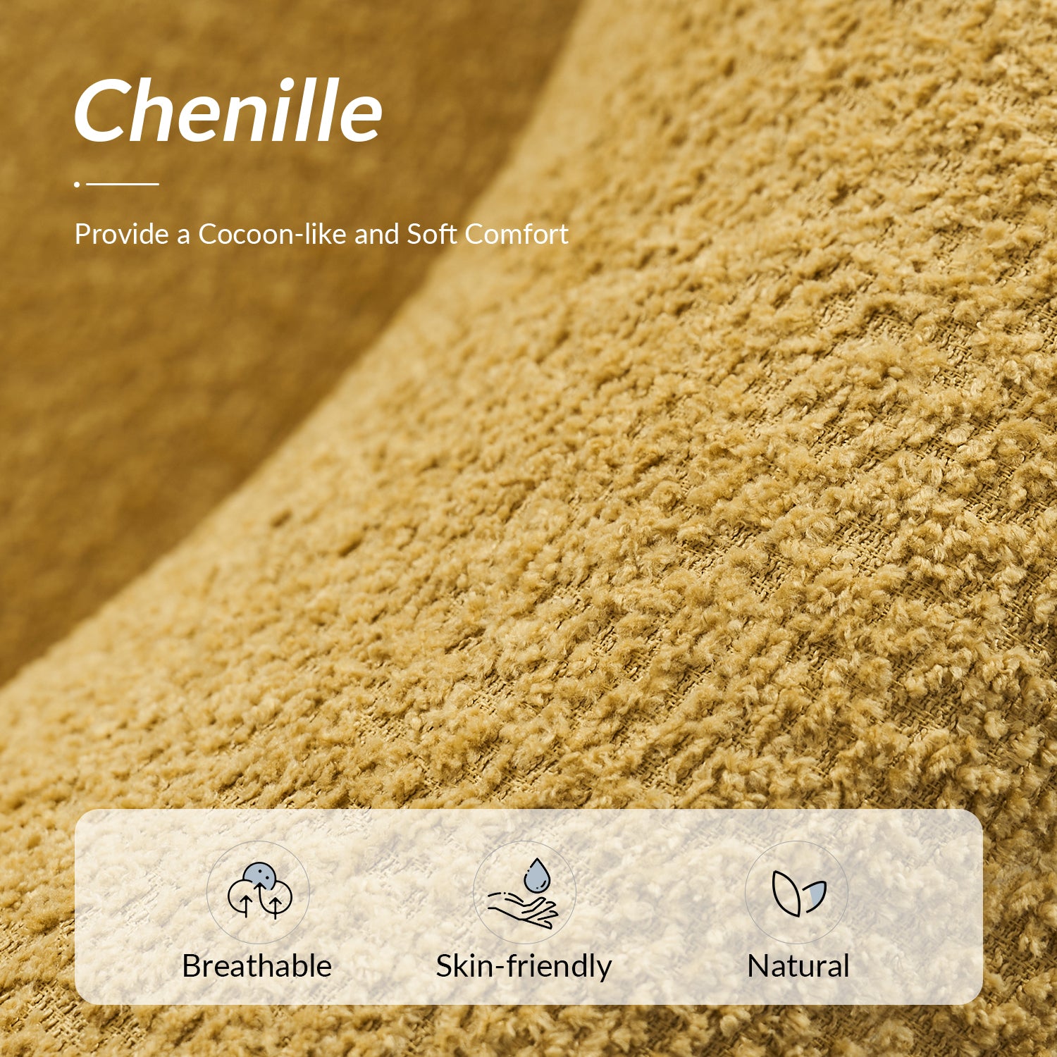 George Modern Boucle Armchair in Yellow