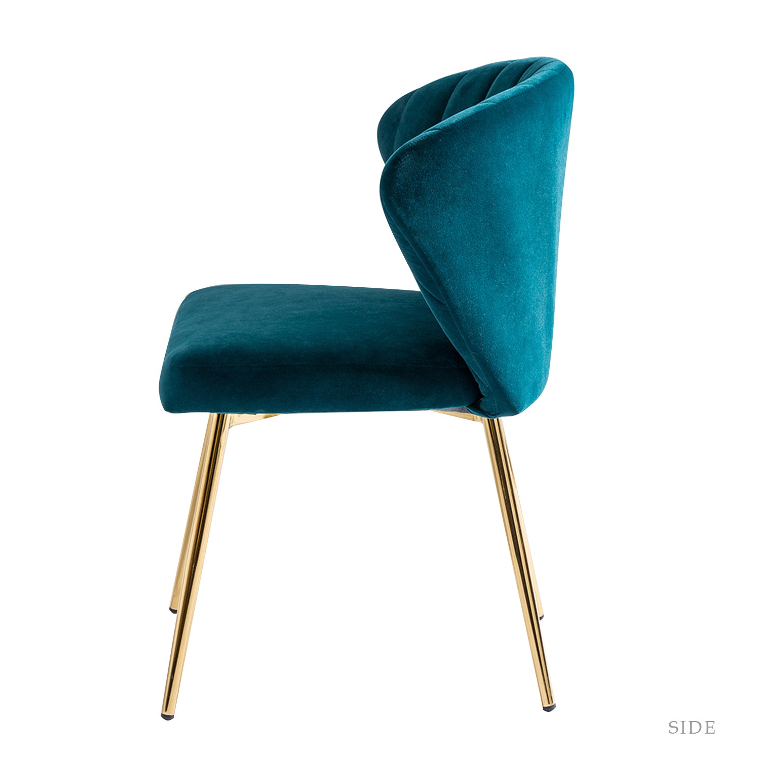 Milia Dining Chair Set of 2 in Teal