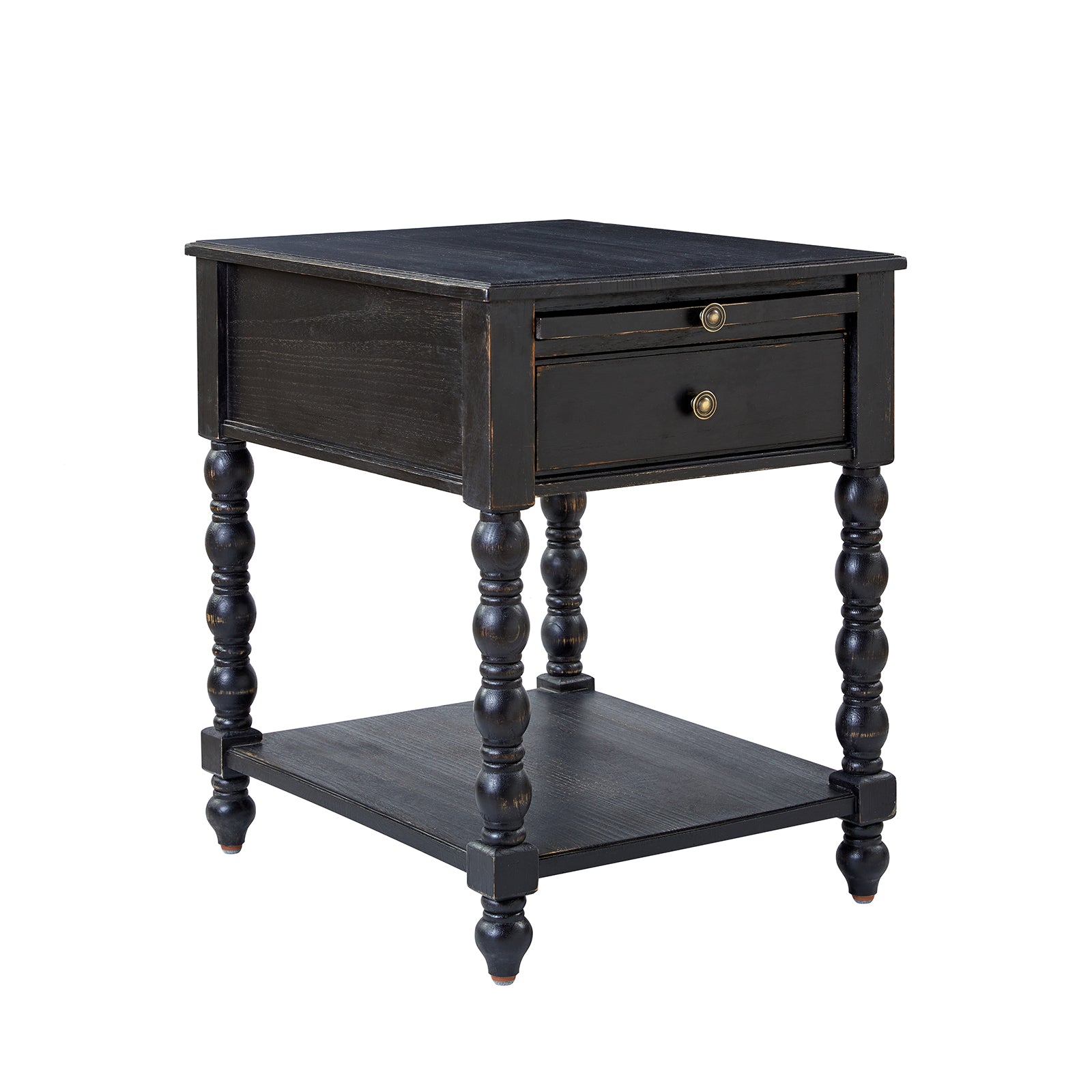 Eric End Table in Charcoal