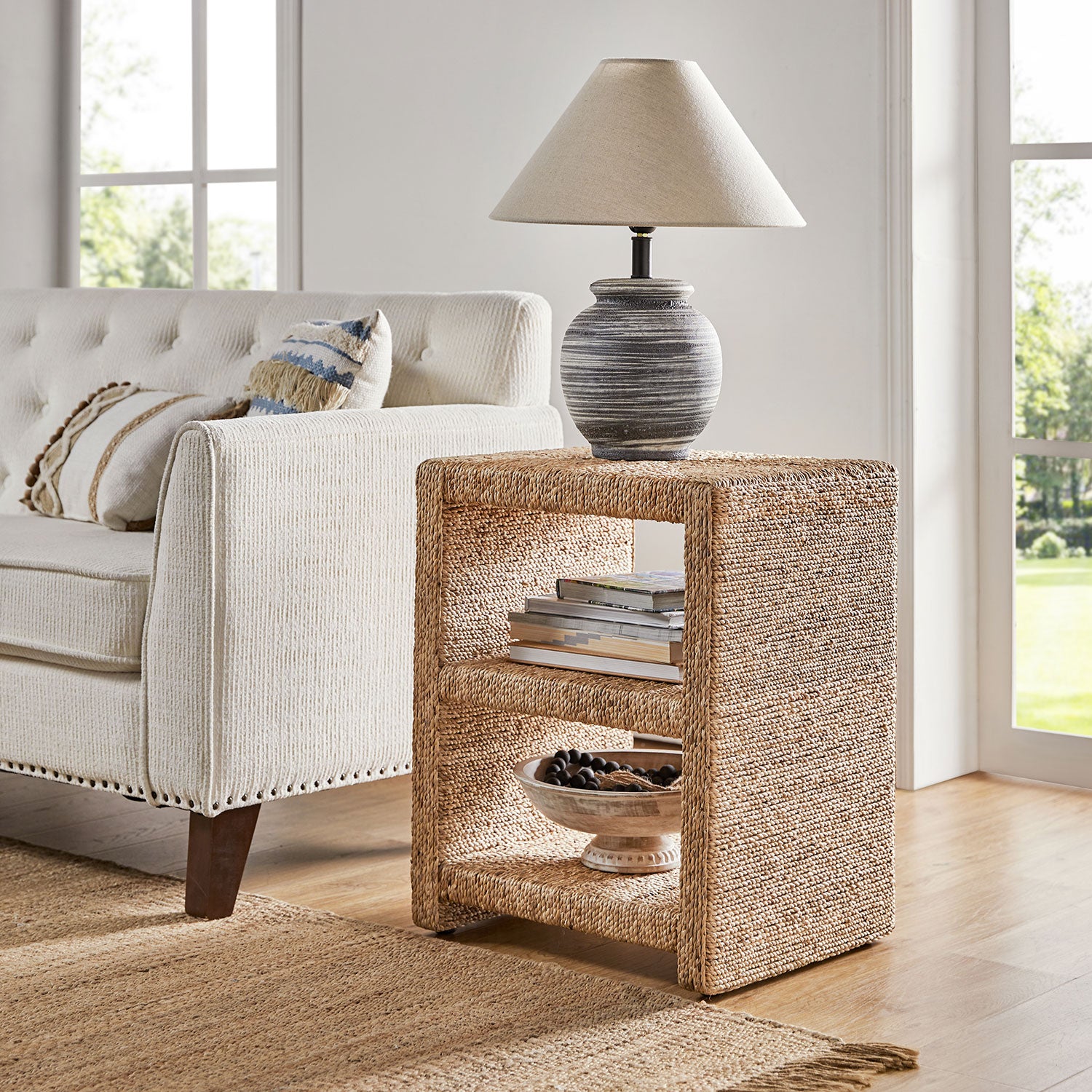 Alonzo Side Table in Natural