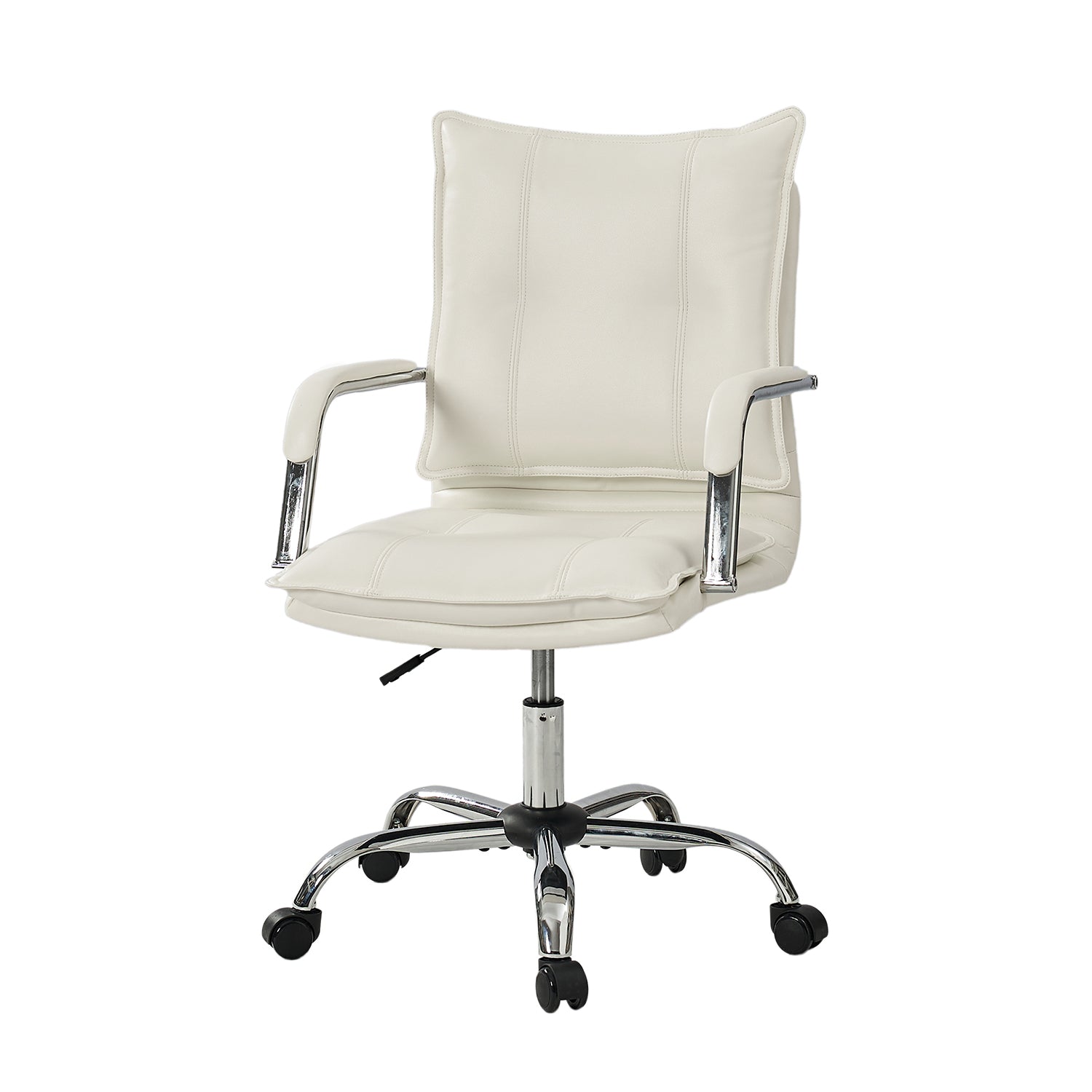 Leather Task Chair in White