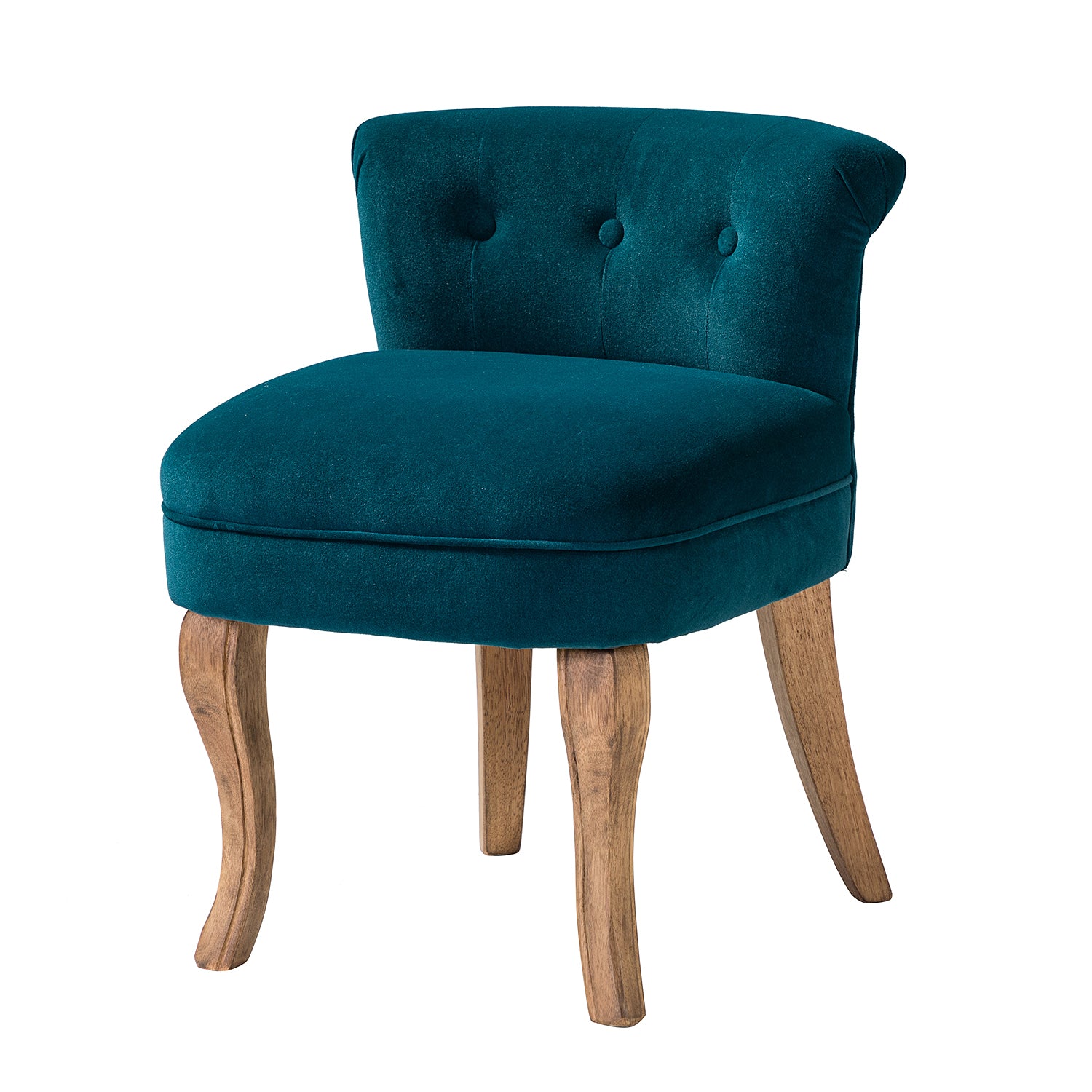 Lera Vanity Stool in Teal