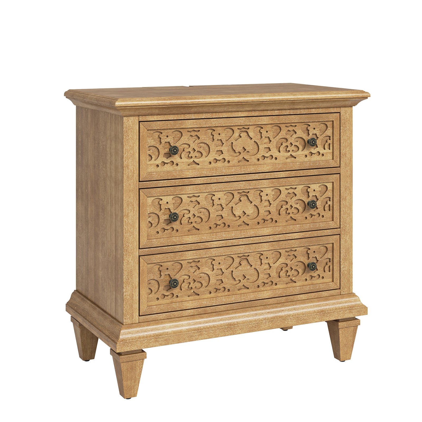 Vittorio 3 - Drawer Nightstand in Seadrift