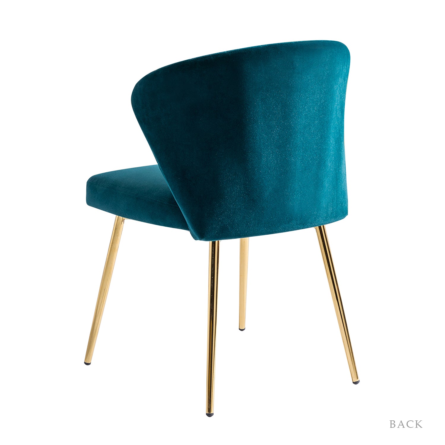 Milia Dining Chair Set of 2 in Teal