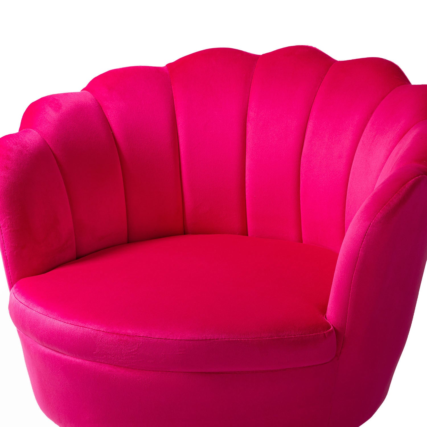 Donata Barrel Chair in Fushia