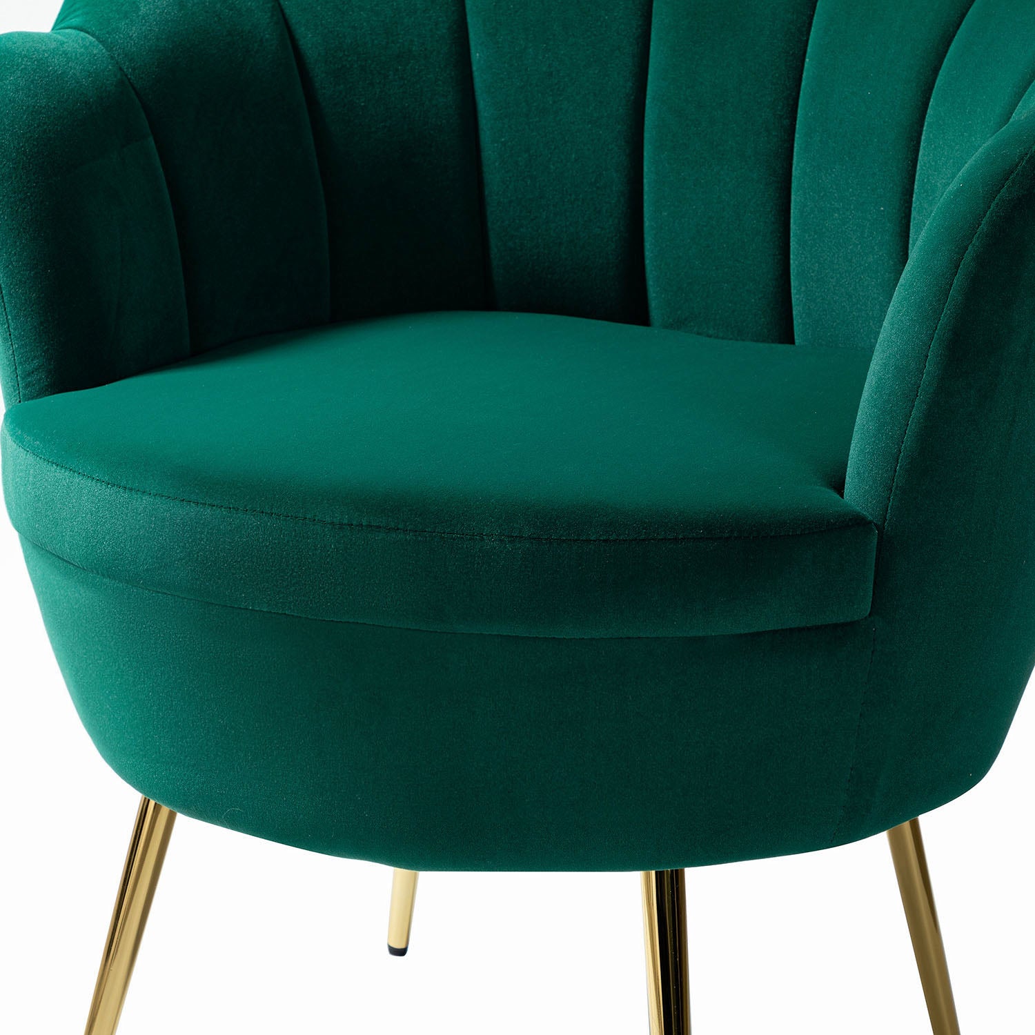 Donata Barrel Chair in Green