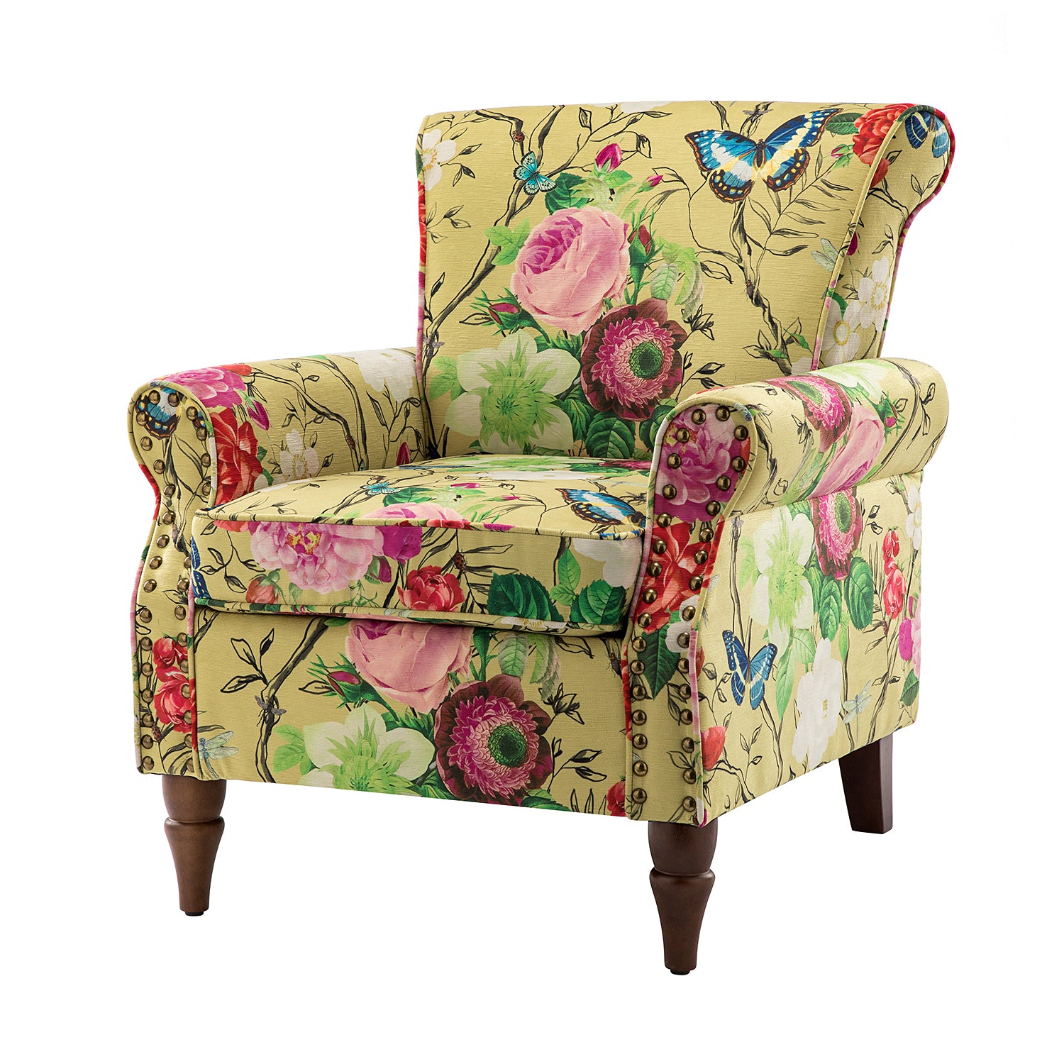 Araceli Armchair in Mustard