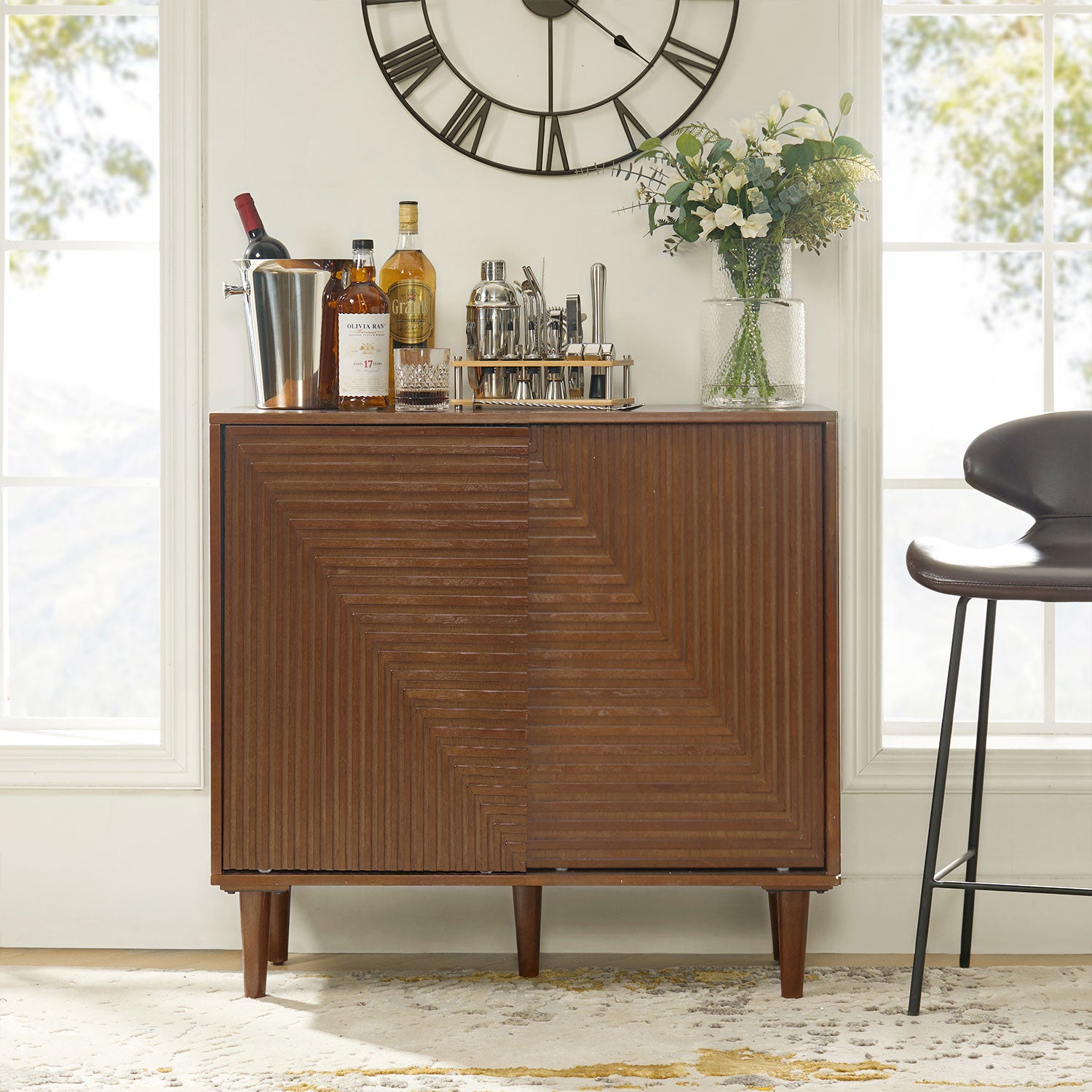 Undine Accent Cabinet in Walnut