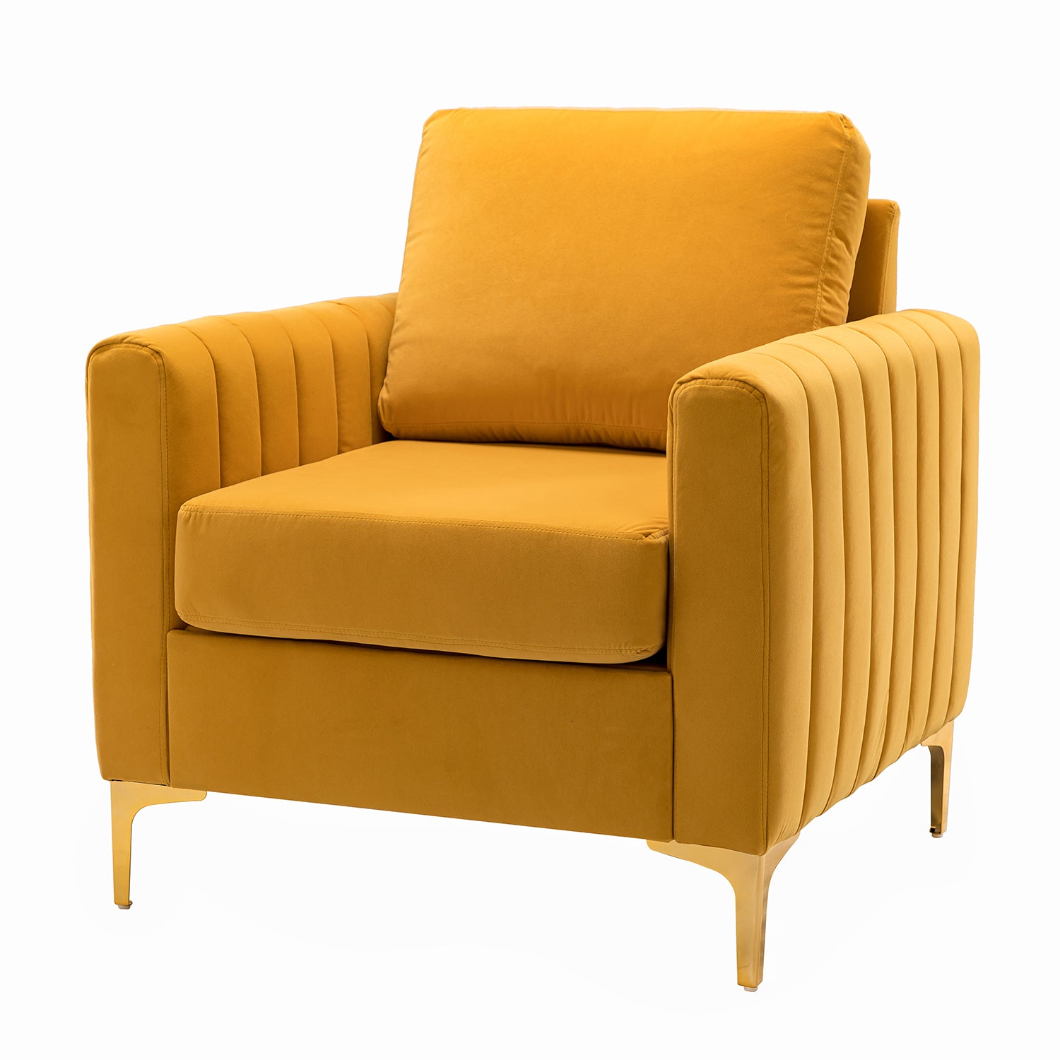Ganymedes Club Chair in Mustard