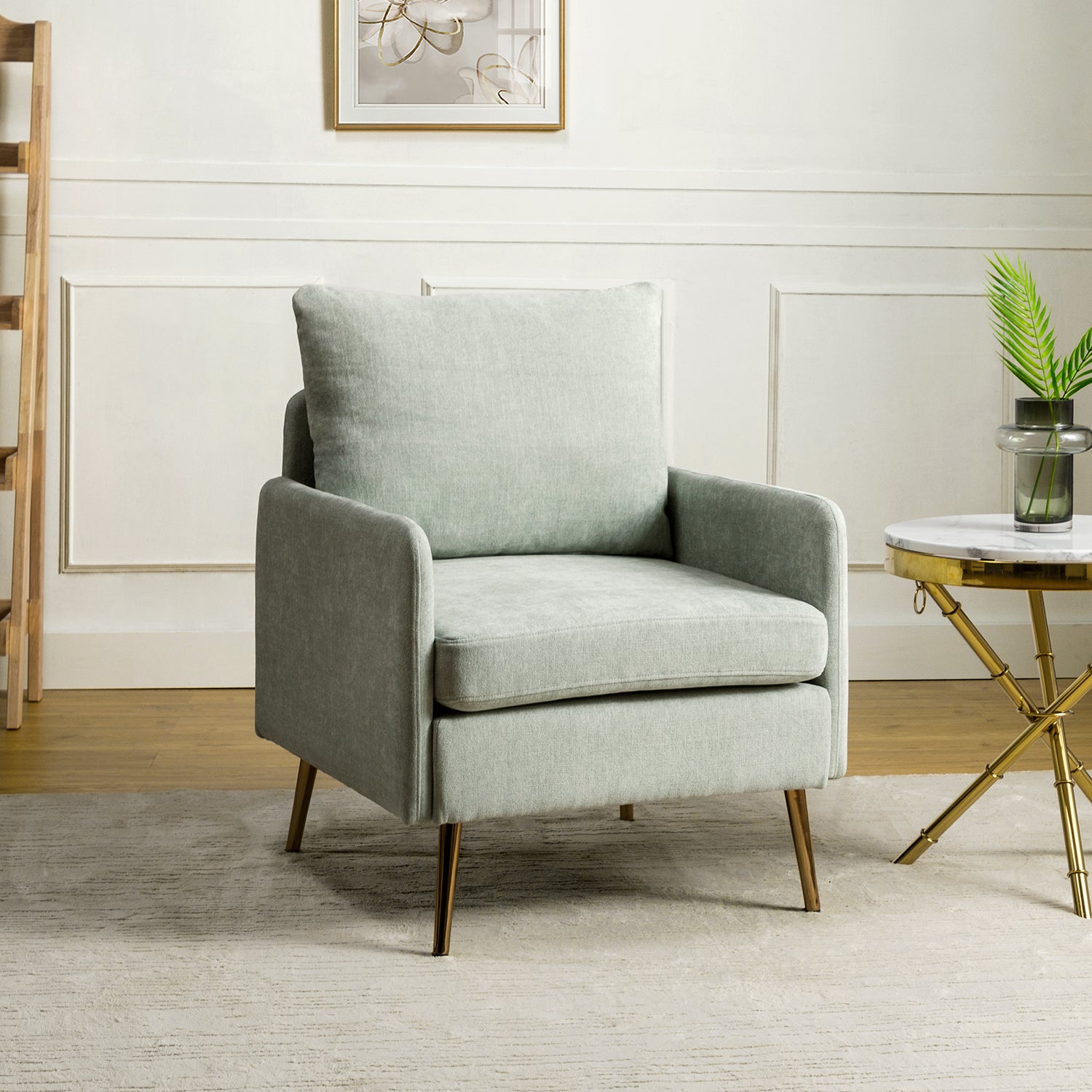 Giovann Armchair in Sage