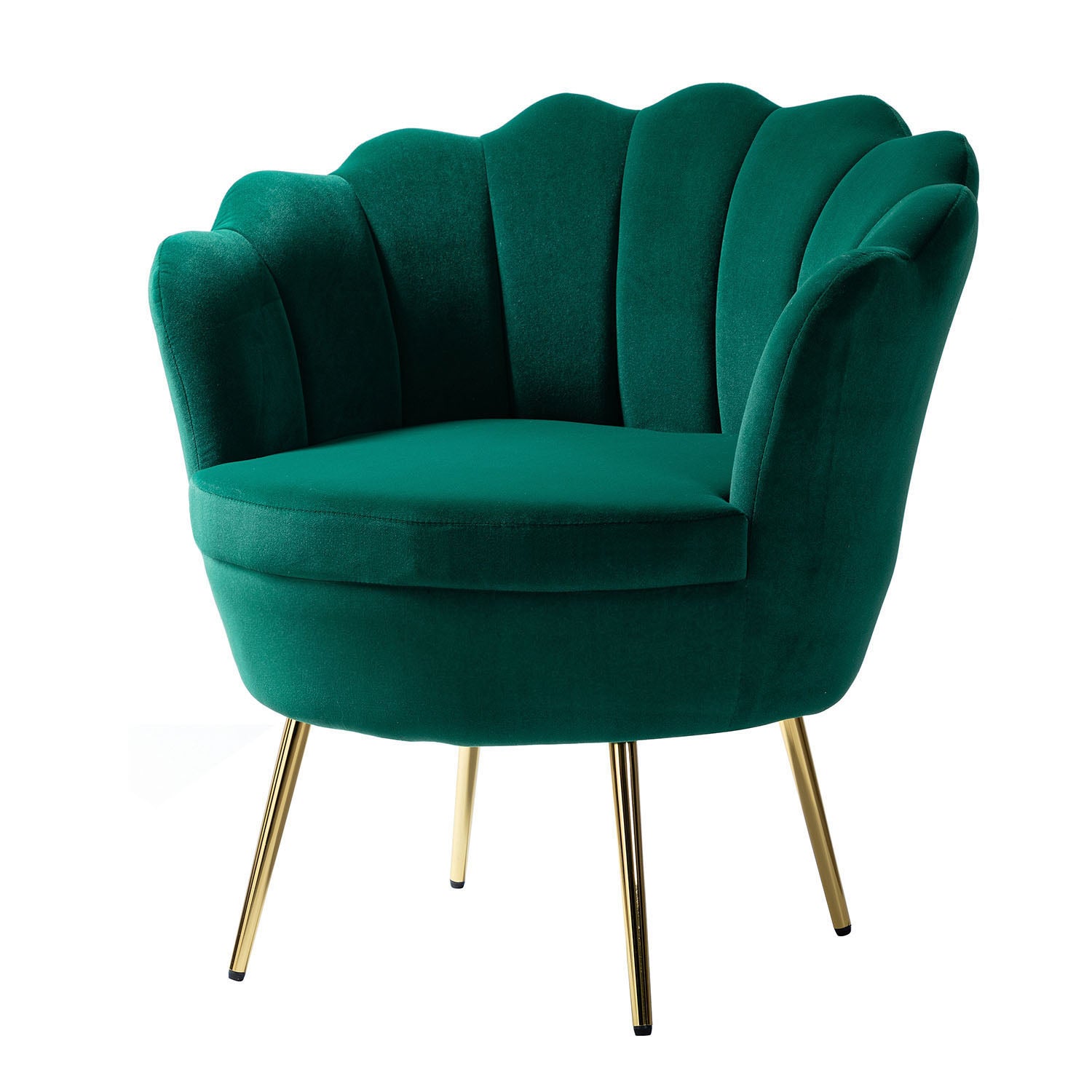 Donata Barrel Chair in Green