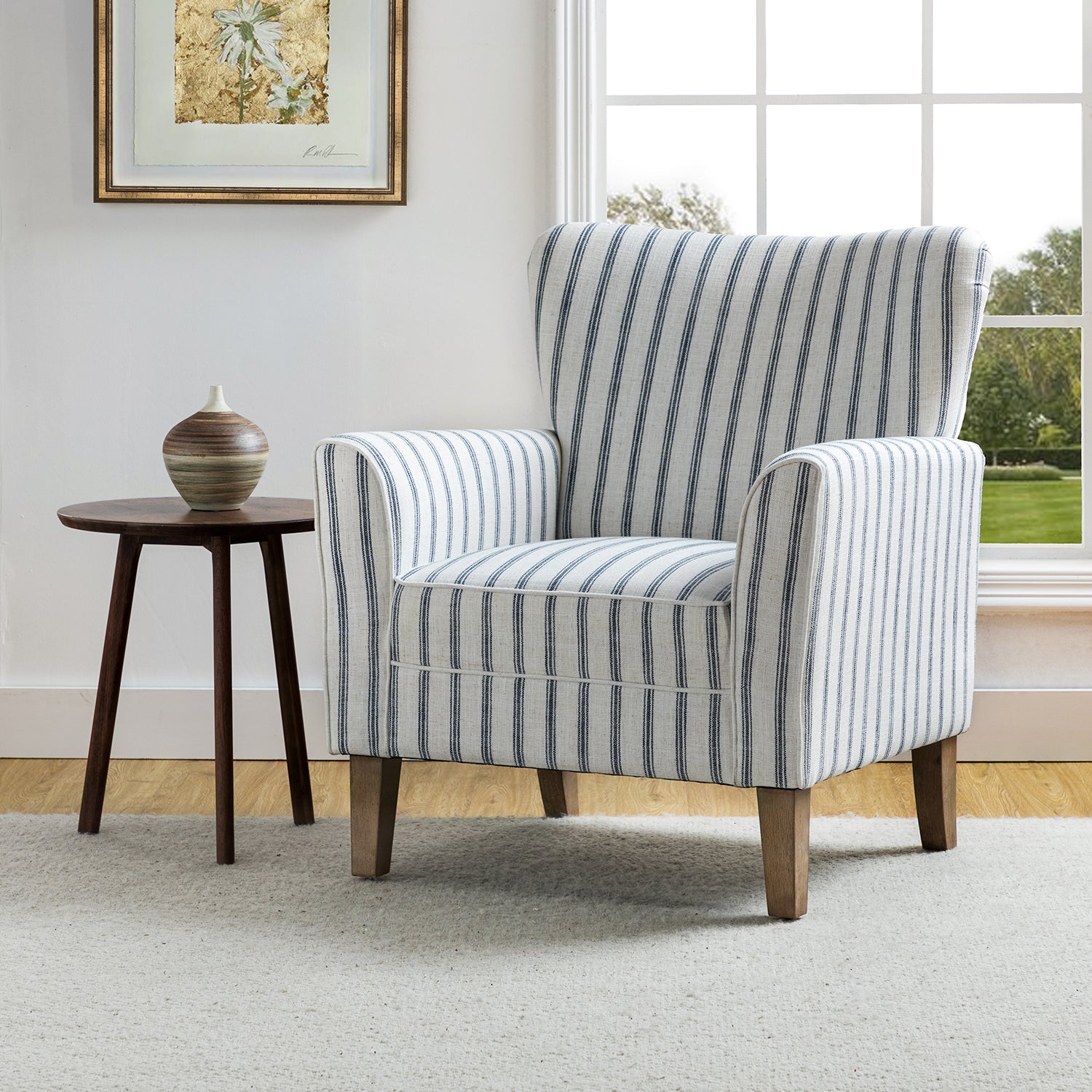 Gustaf Armchair in Navy