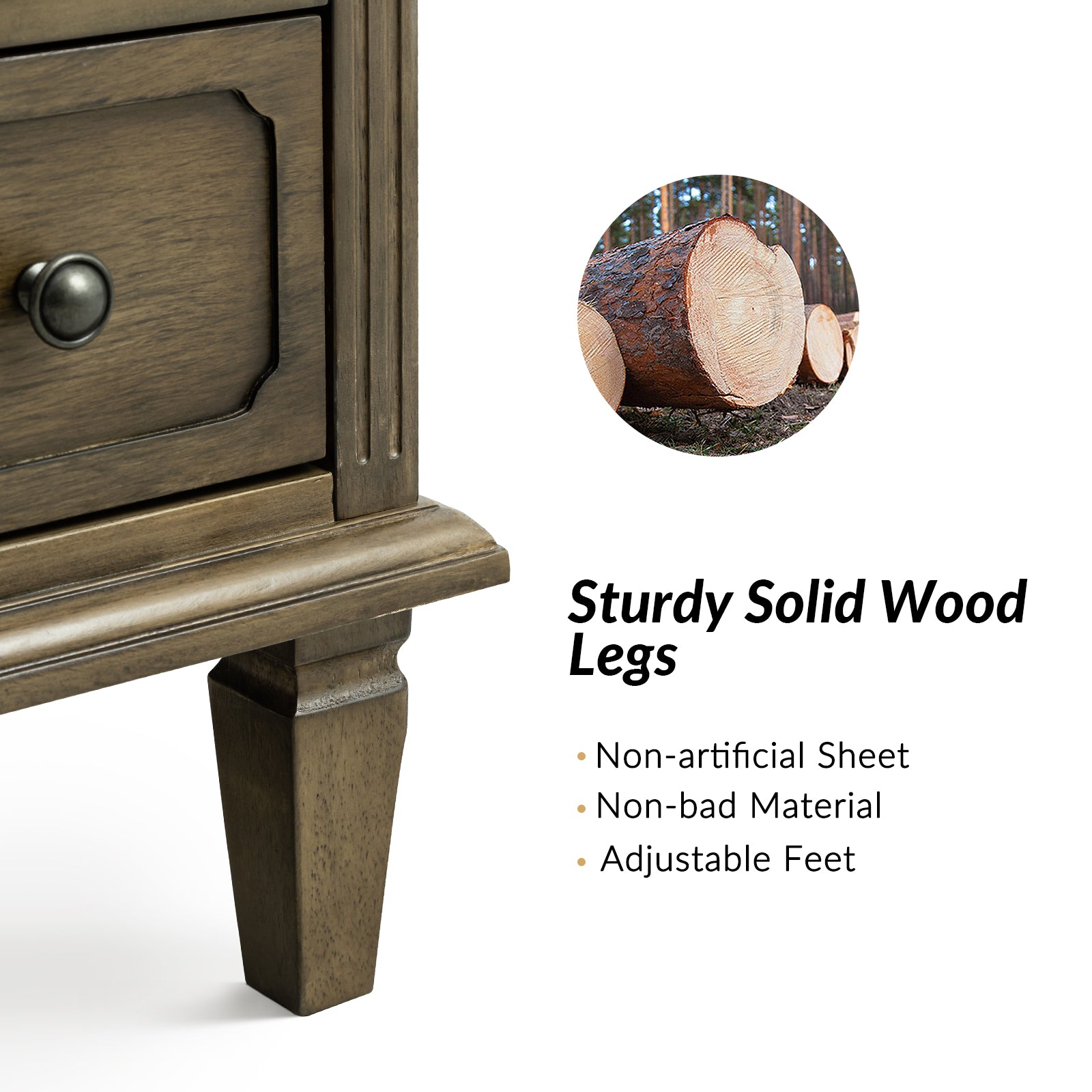 Davide Nightstand in Kona