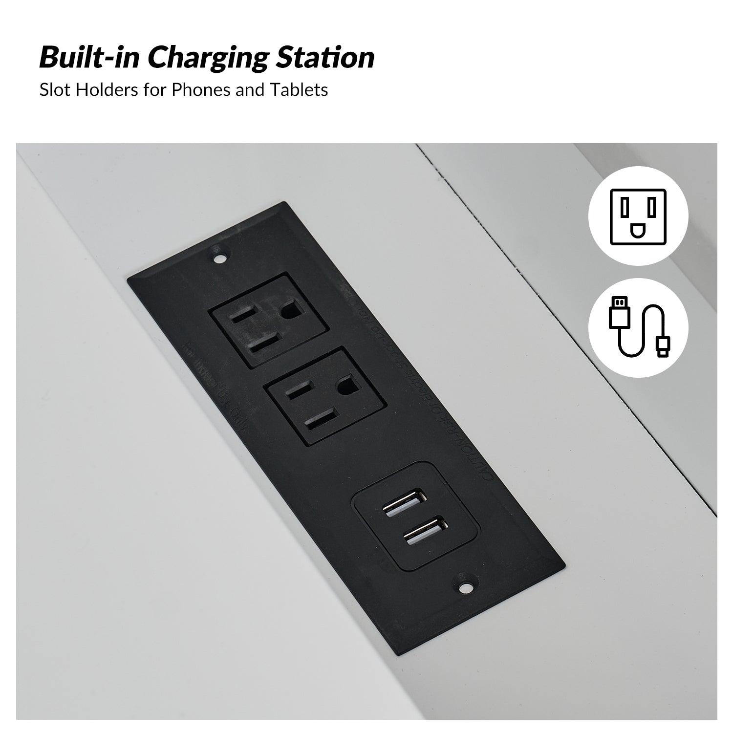 Malcolm Desk in White