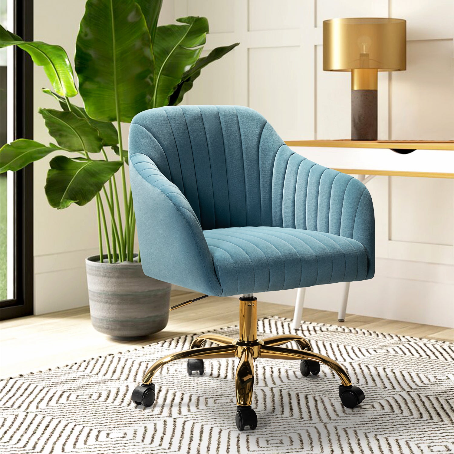 Jacinda Task Chair in Blue