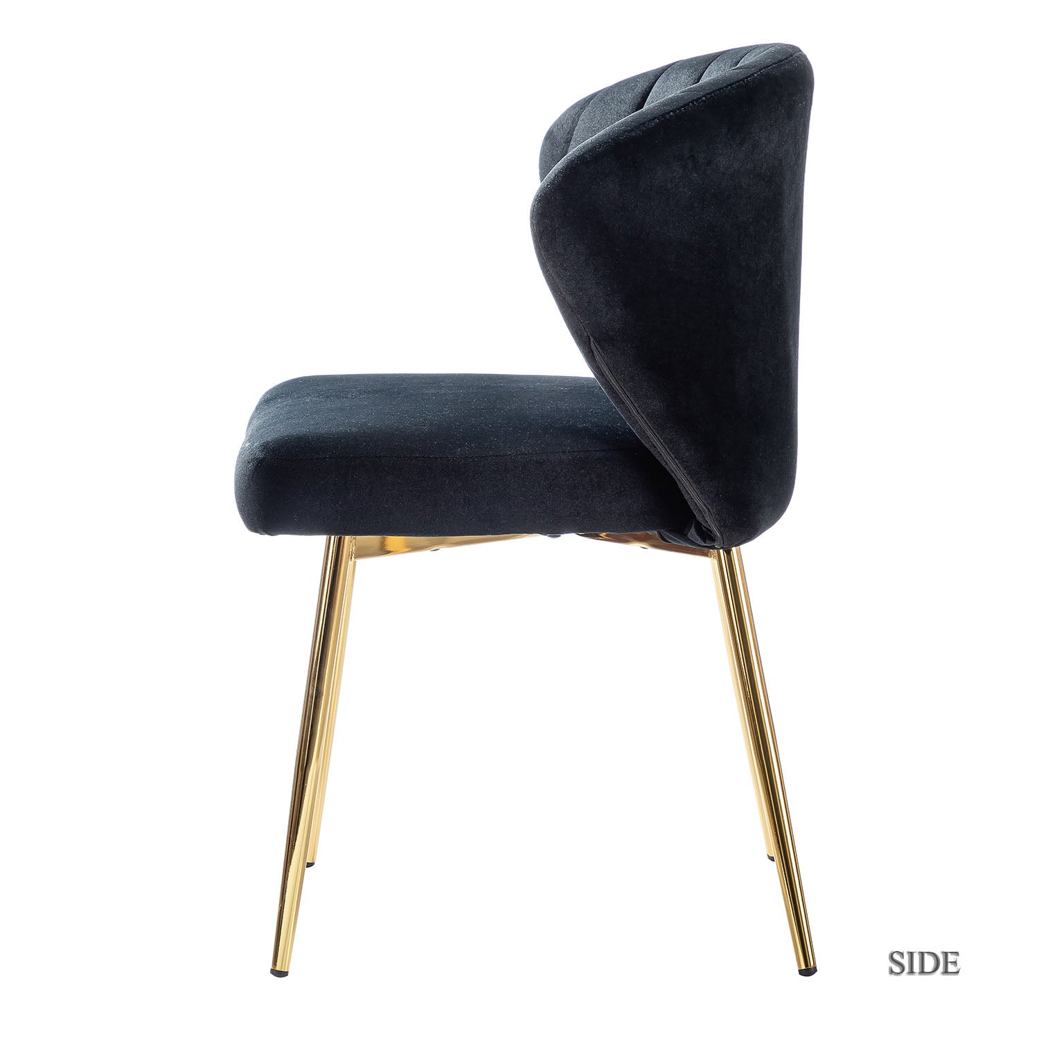 Luna Side Chair in Black