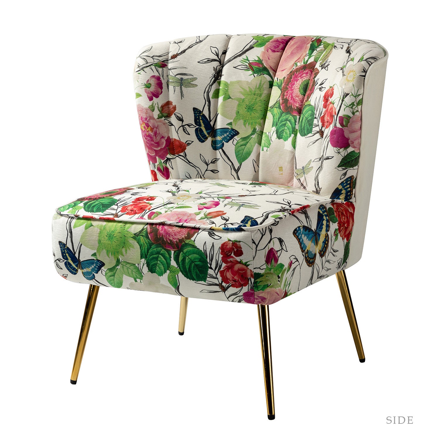 Amata Side Chair in Ivory