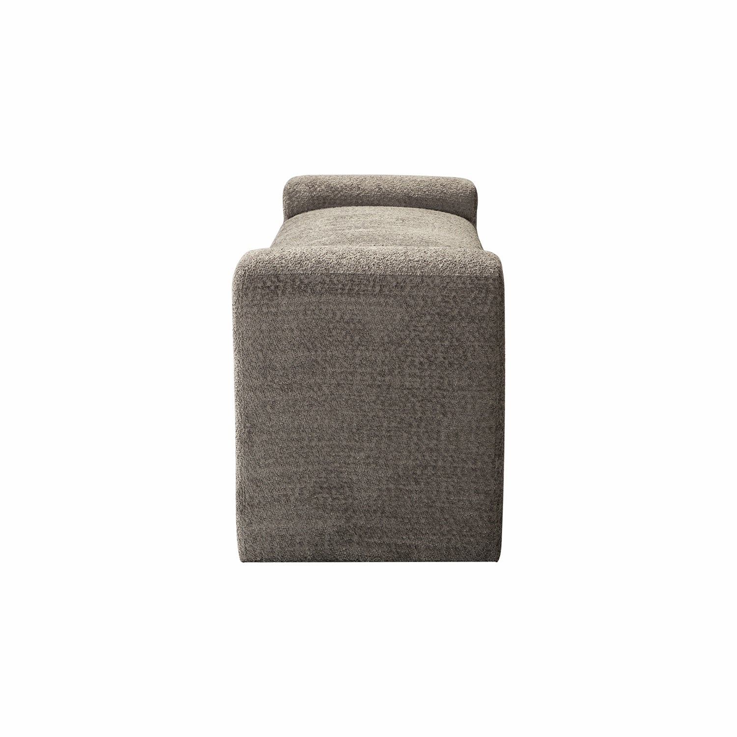 Severin Upholstered Bench in Grey
