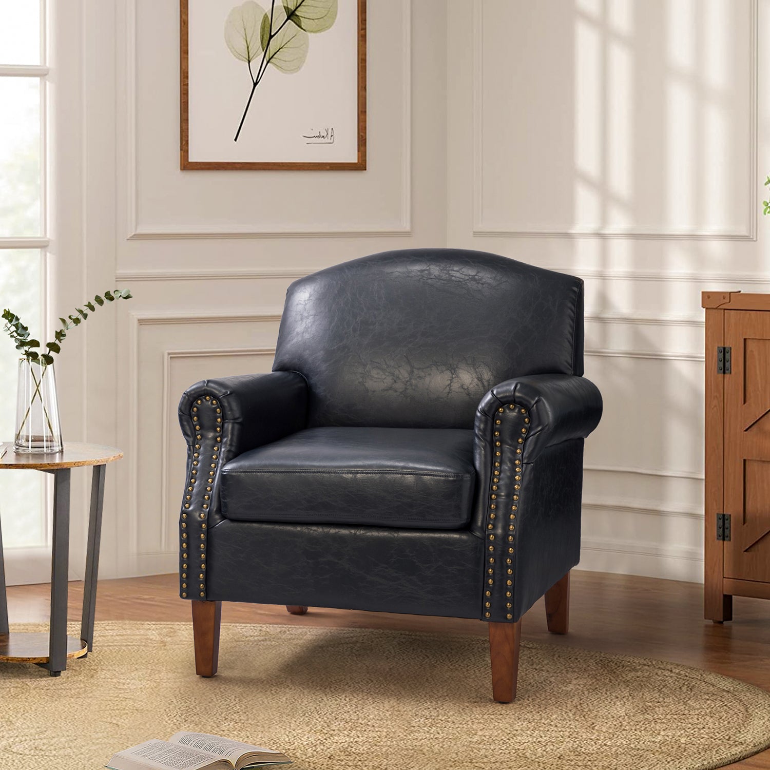 Eric Armchair in Navy