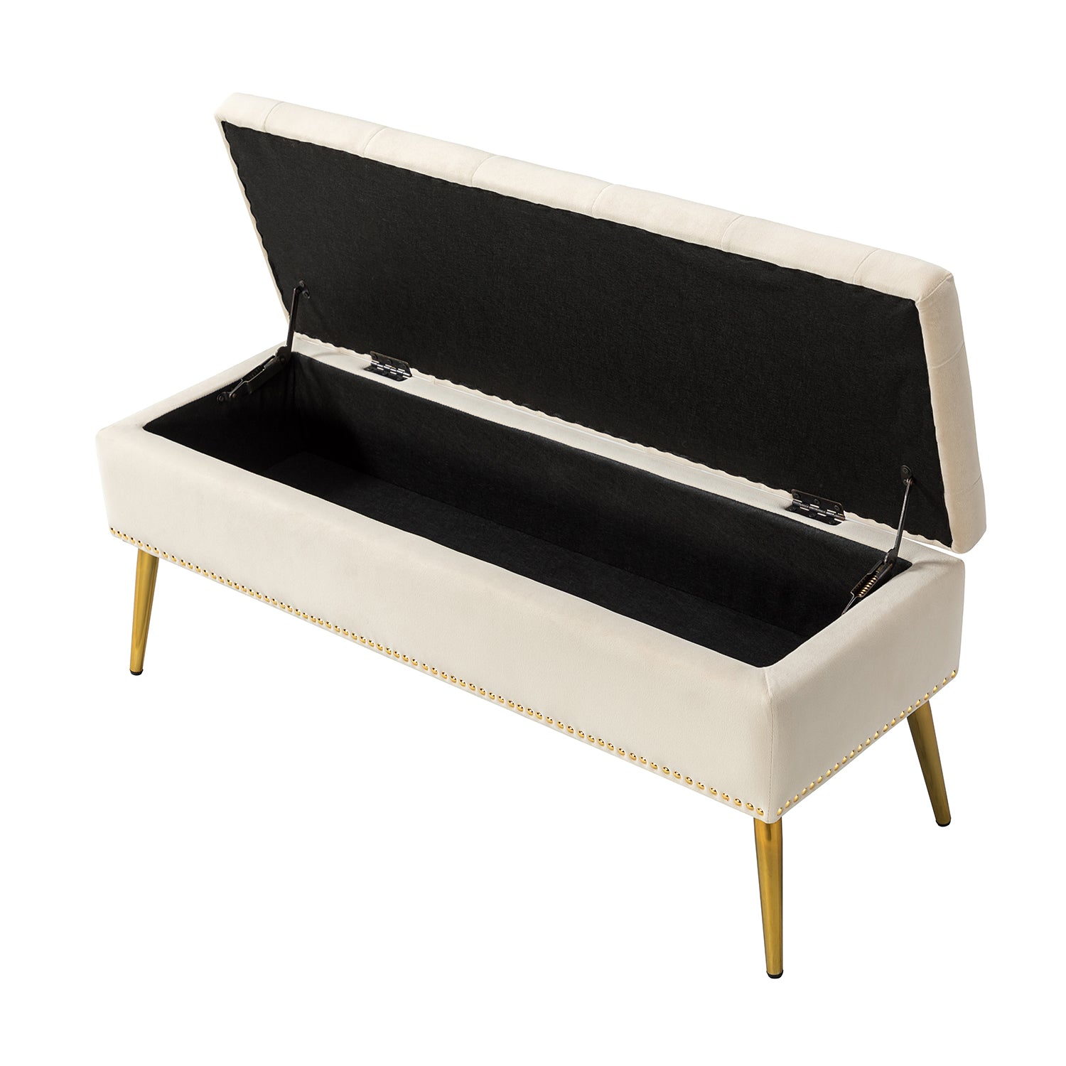 Achilles Storage Bench in Tan