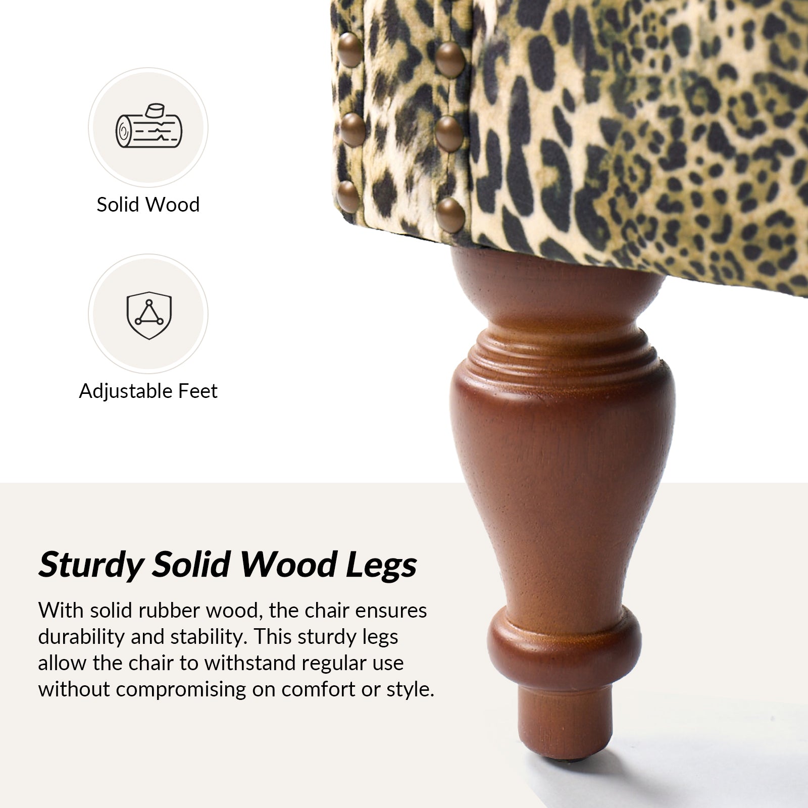 Ivan Armchair in Leopard