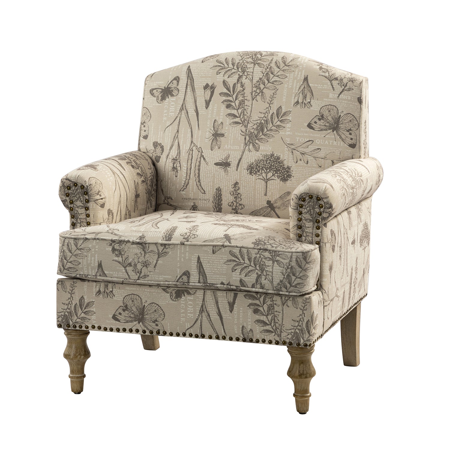 Murray Accent Chair in Grey