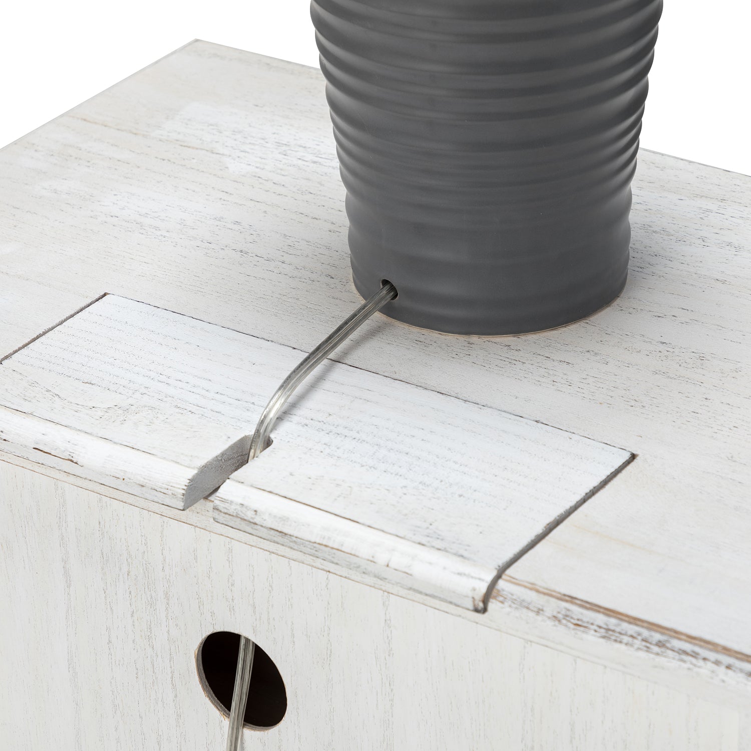 Hippe Nightstand in White