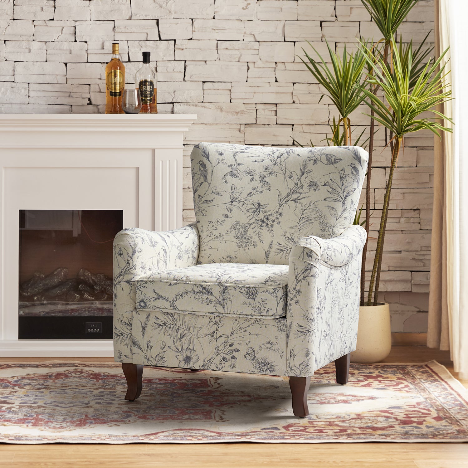Marion Accent Chair in Wildflower