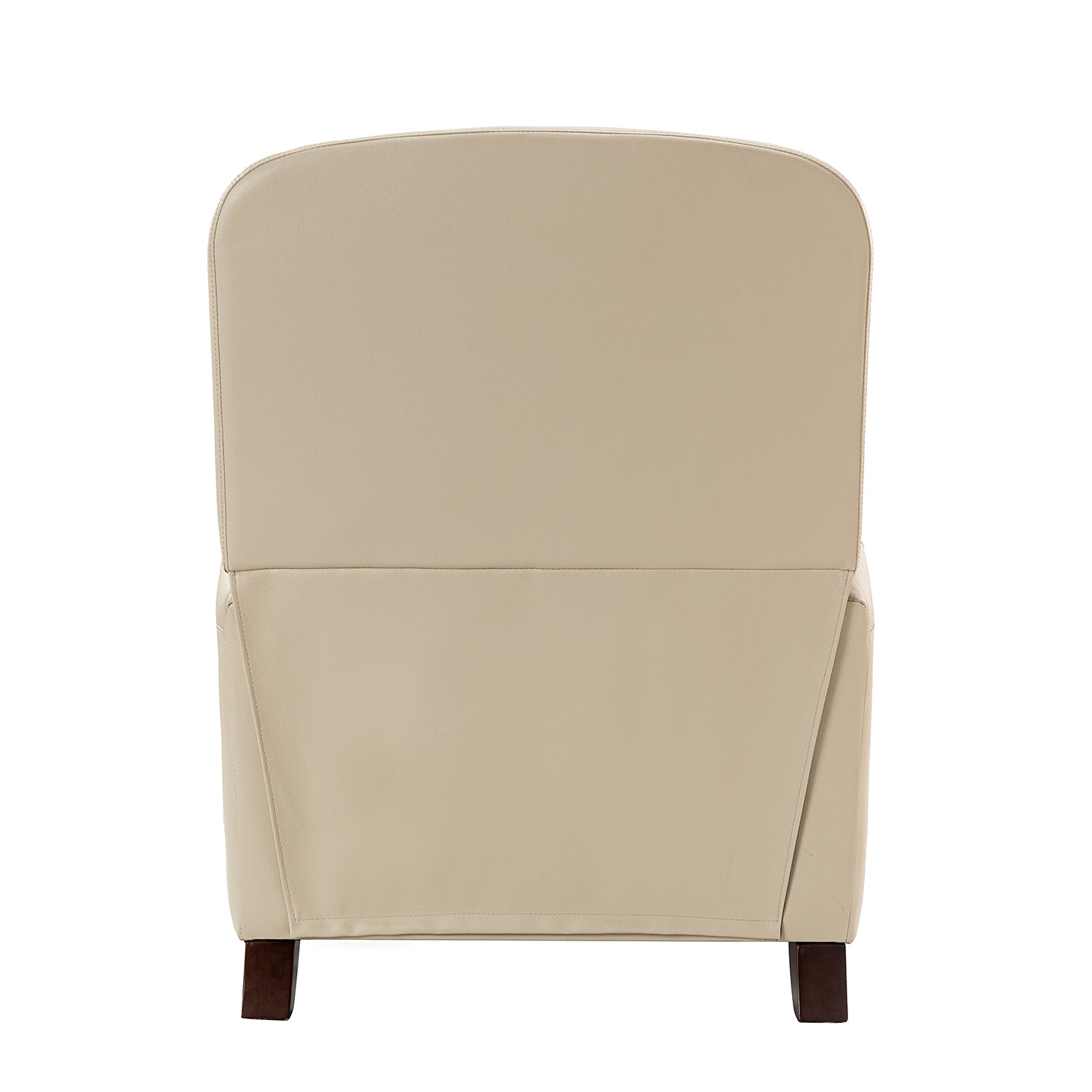 Erendiria Genuine Leather Recliner in Beige